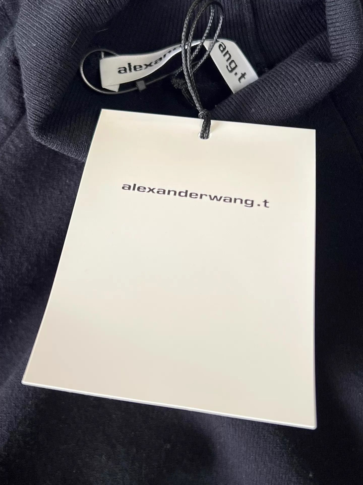 Alexander McQueen Alexander Wang black high neck logo strap dress XS Size XS / US 0-2 / IT 36-38 - 7 Thumbnail
