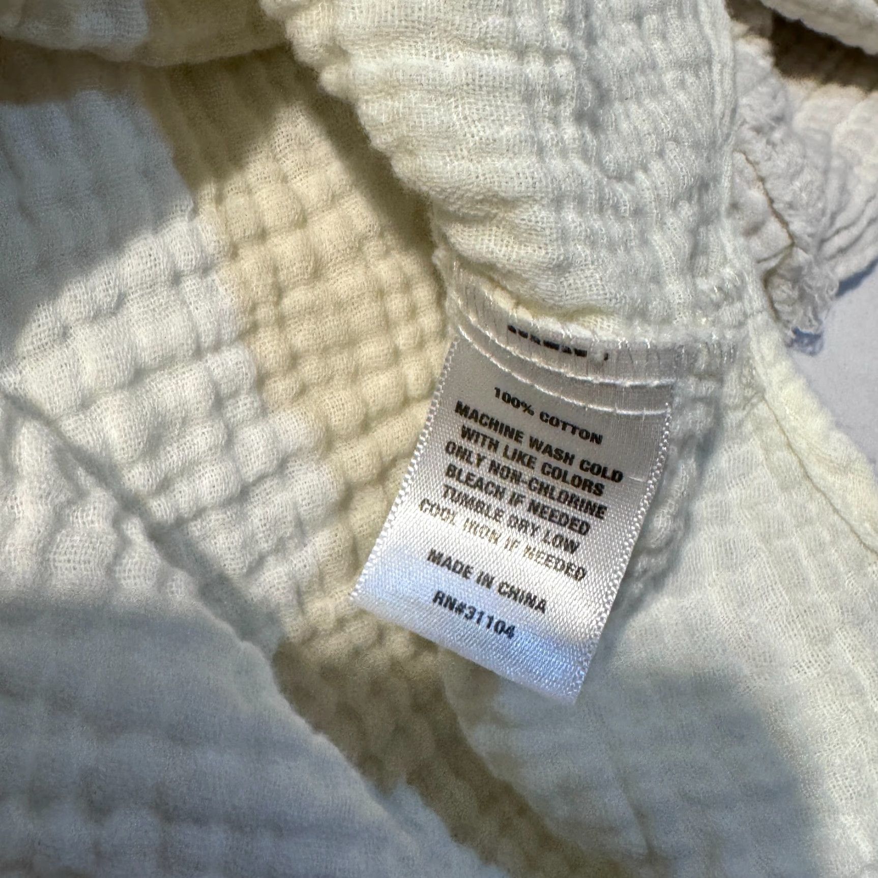Vintage Wonderly Ivory Waffle Knit Button-Up Shirt Long Sleeve L Casual Women's Regular Size L Size L / US 10 / IT 46 - 7 Thumbnail
