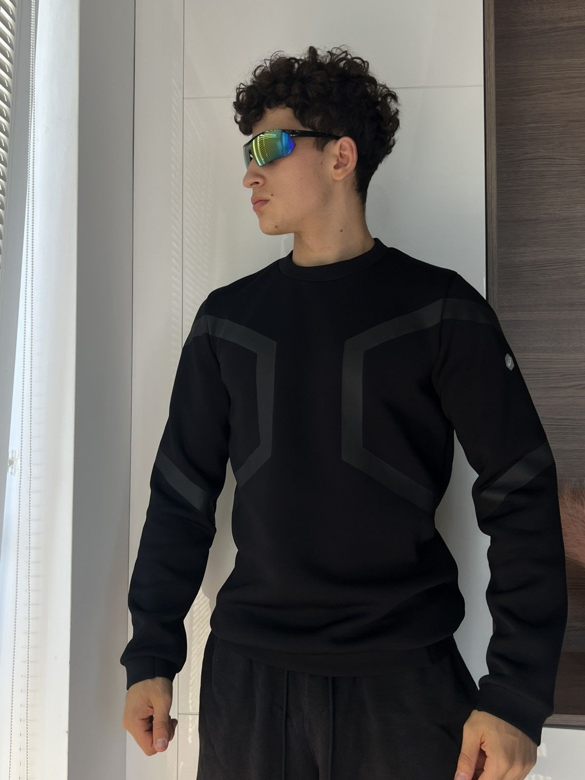 Asics × Designer ‼️Asics New Collection Circle logo Flex Sweatshirt‼️ Size US M / EU 48-50 / 2 - 2 Thumbnail