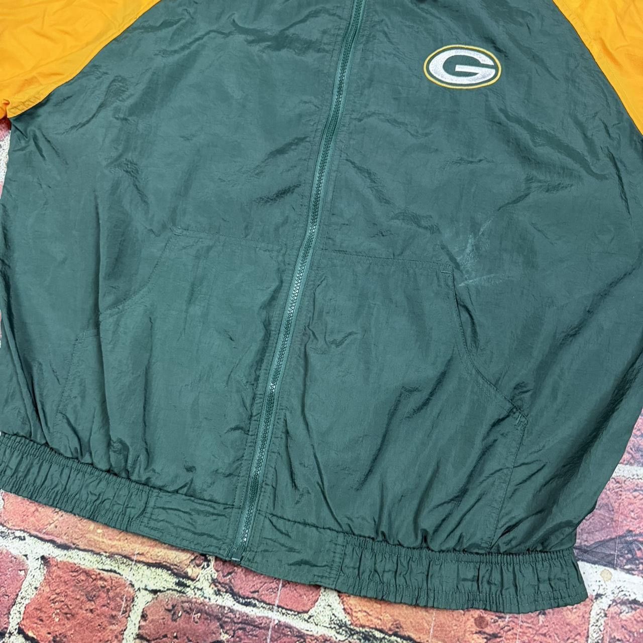 Starter Vintage Starter Green Bay Packers Zip Up Windbreaker Jacket Size US XL / EU 56 / 4 - 7 Thumbnail