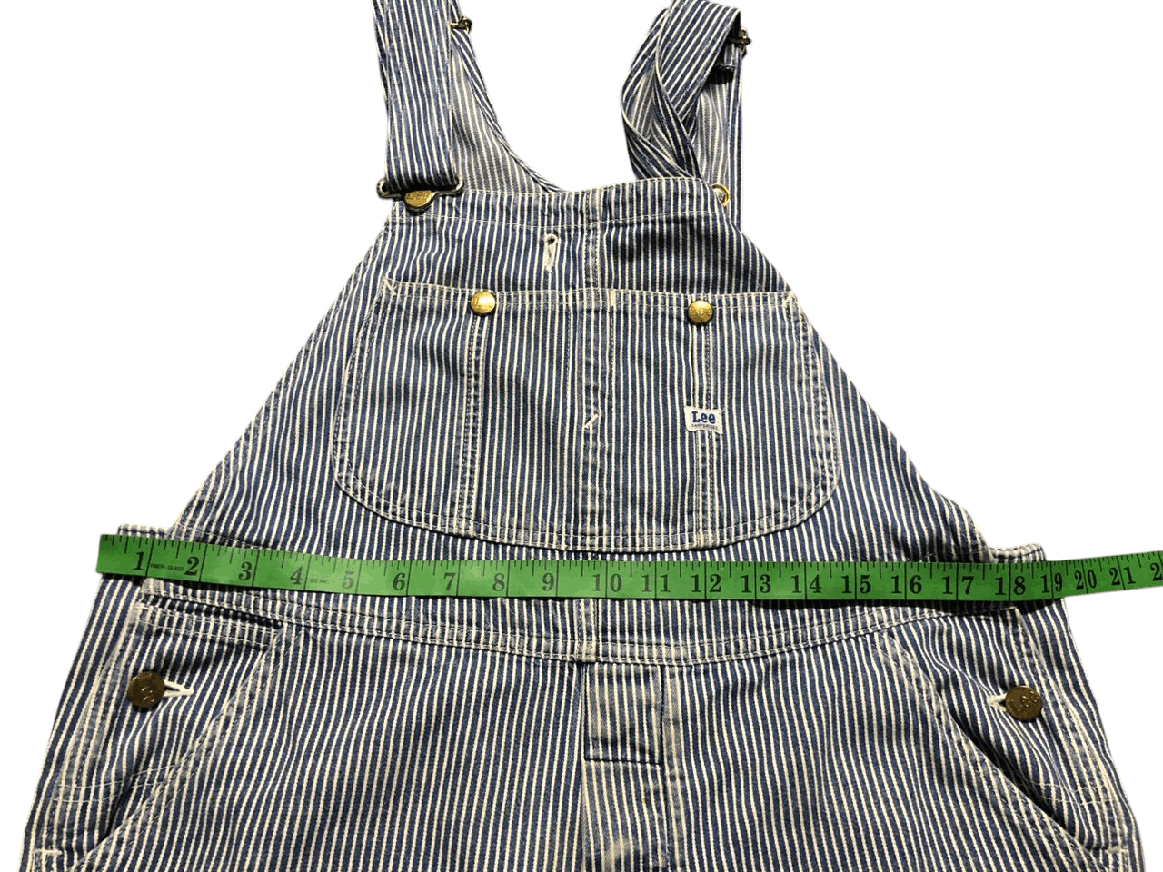 Lee Lee Hickory Jumpsuit Coveralls Workers Size US 32 / EU 48 - 19 Thumbnail