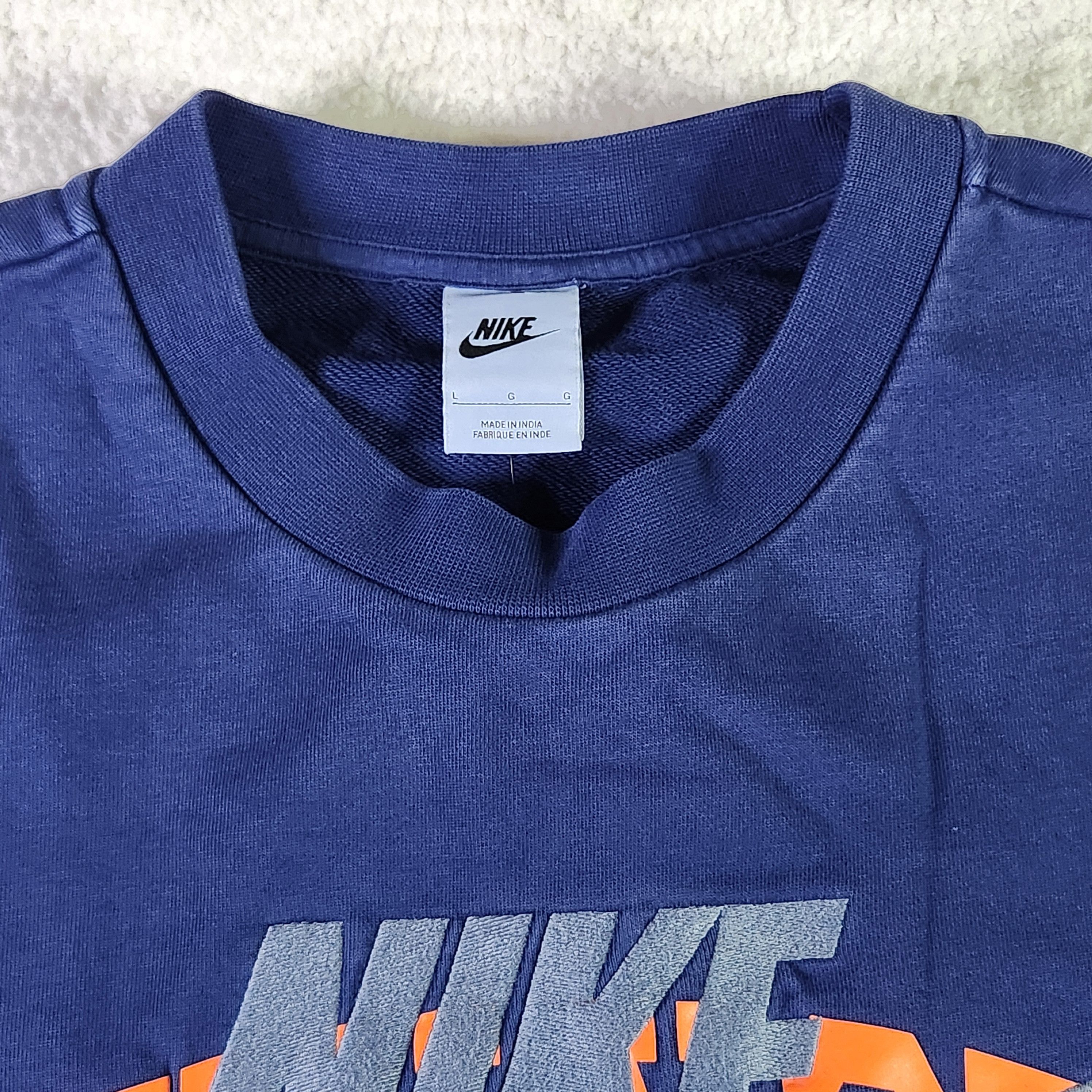Nike Nike Air NYC Fleece Crew Neck Embroidered Sweatshirt Large Size US L / EU 52-54 / 3 - 3 Thumbnail