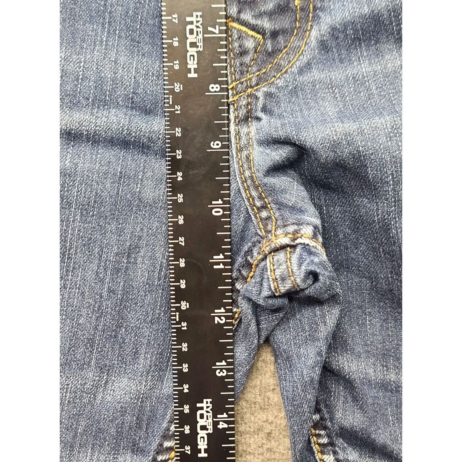 Silver Jeans Co. Silver Jeans Grayson Heritage Men’s Jeans W38 L30 Relaxed Distressed 5-Pocket Denim Cotton Spandex Blue Moderate Wash Straight Style Regular Mens Size US 38 / EU 54 - 6 Thumbnail