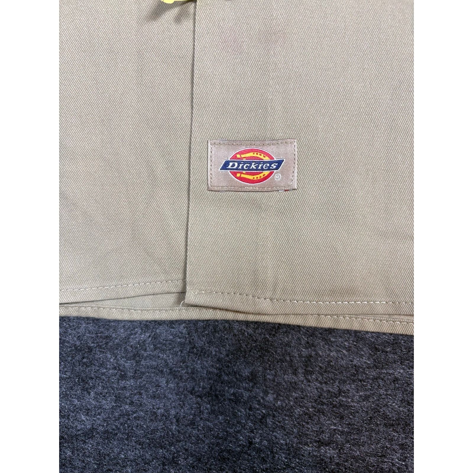 Dickies Dickies Men’s XL Beige Button Down Long Sleeve Mechanic#0466 Size US XL / EU 56 / 4 - 4 Thumbnail