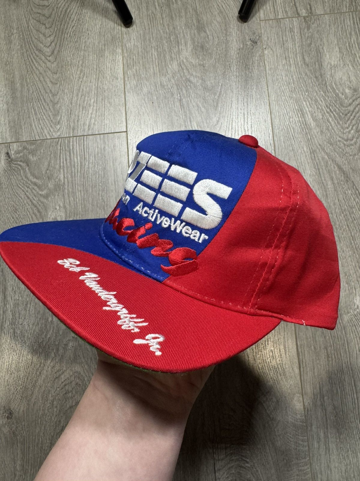 Jerzees × NASCAR × Vintage Bob Vandergriff Jr Jerzees Activewear Racing Snapback Size ONE SIZE - 3 Thumbnail
