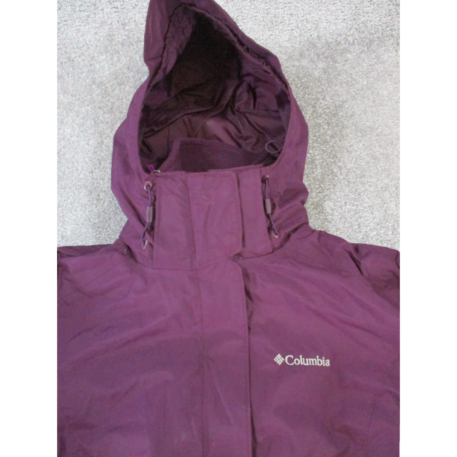 Vintage Columbia Bugaboo Jacket Womens Small Purple Interchange Insulated Omni-Tech Jacket Womens Small Purple Columbia Bugaboo Insulated Jacket Size S / US 4 / IT 40 - 2 Thumbnail