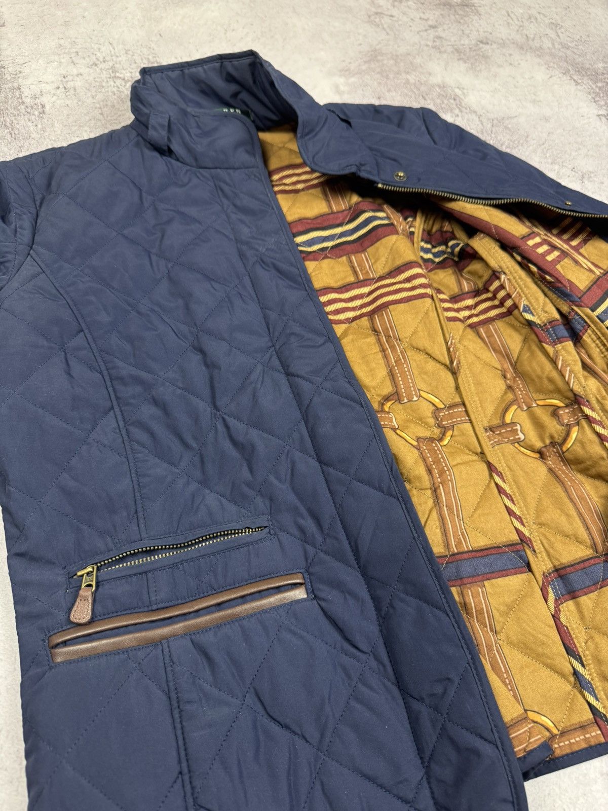 Lauren Ralph Lauren LAUREN RALPH LAUREN EQUESTRIAN PRINT BARN QUILTED JACKET Size S / US 4 / IT 40 - 7 Thumbnail