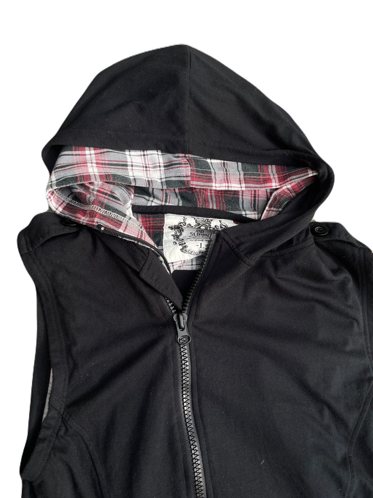 If Six Was Nine 2000s Japanese archive Vkei Layered Sleeve-Less Hoodie Size US S / EU 44-46 / 1 - 6 Thumbnail