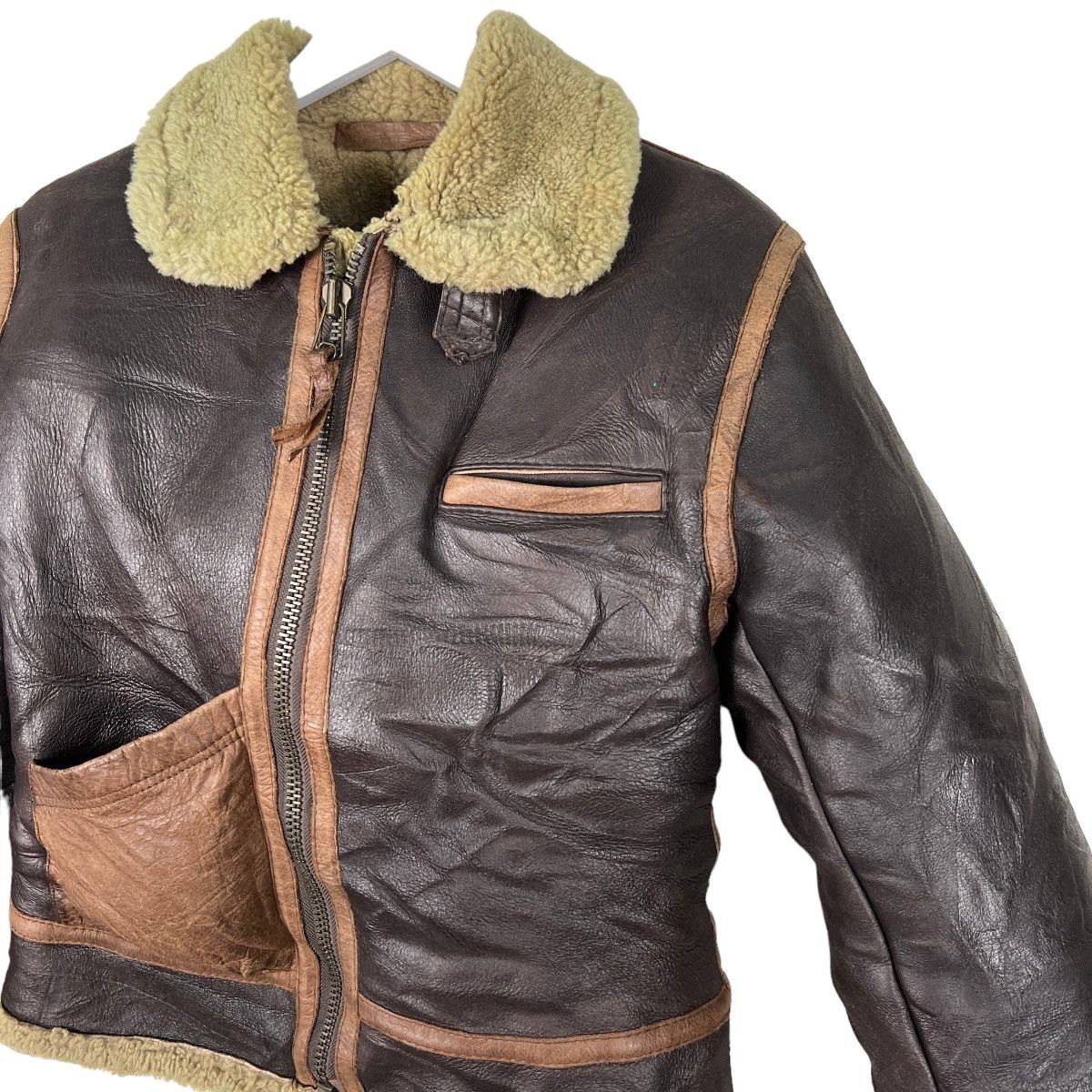 45rpm 🔥 ARCHIVES 45rpm KIRO HIRATA CROP LEATHER SHEARLING JACKET Size US S / EU 44-46 / 1 - 9 Thumbnail