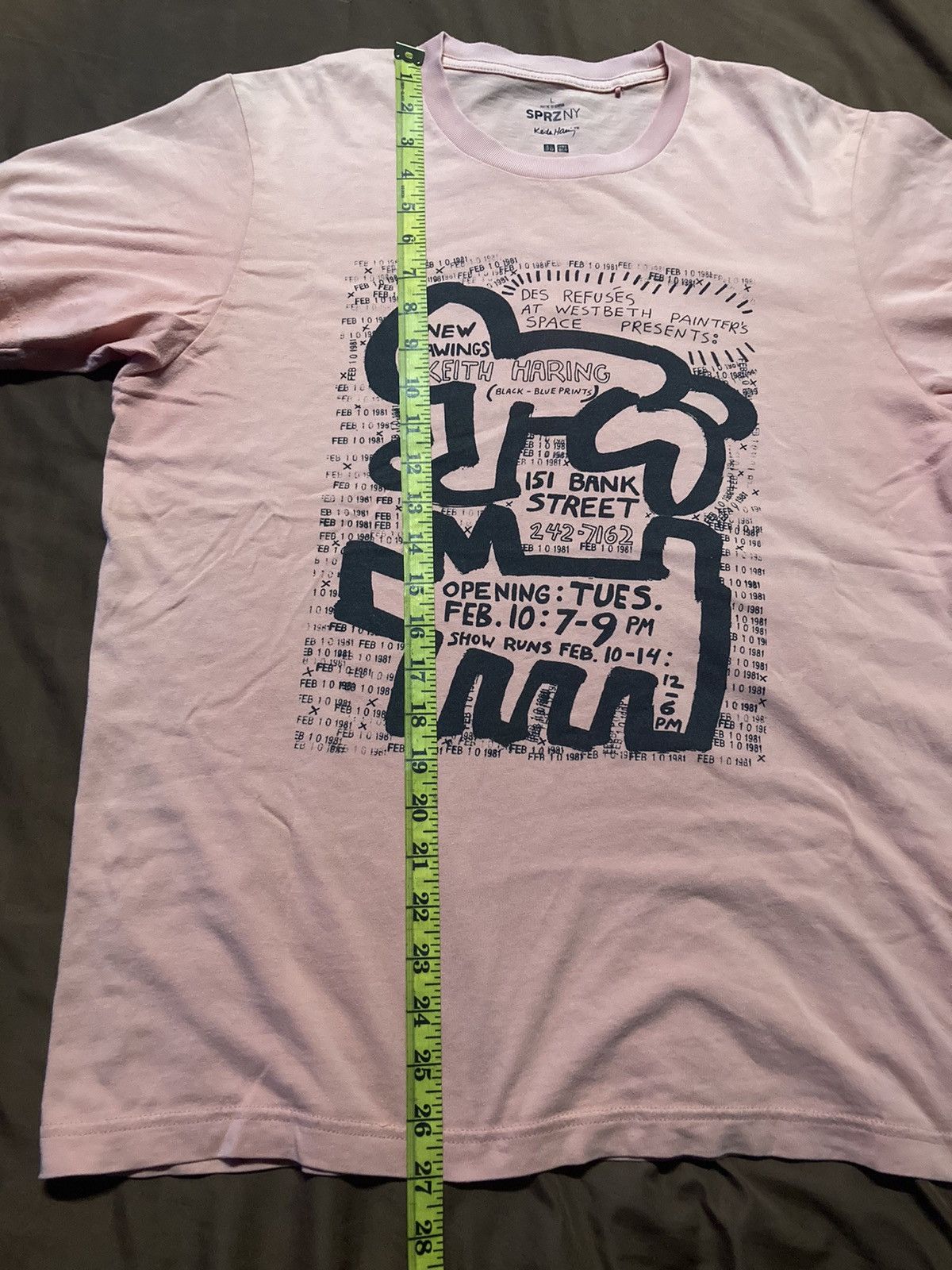 Keith Haring × Uniqlo Uniqlo x Keith Haring Pink Tee Size US L / EU 52-54 / 3 - 6 Thumbnail
