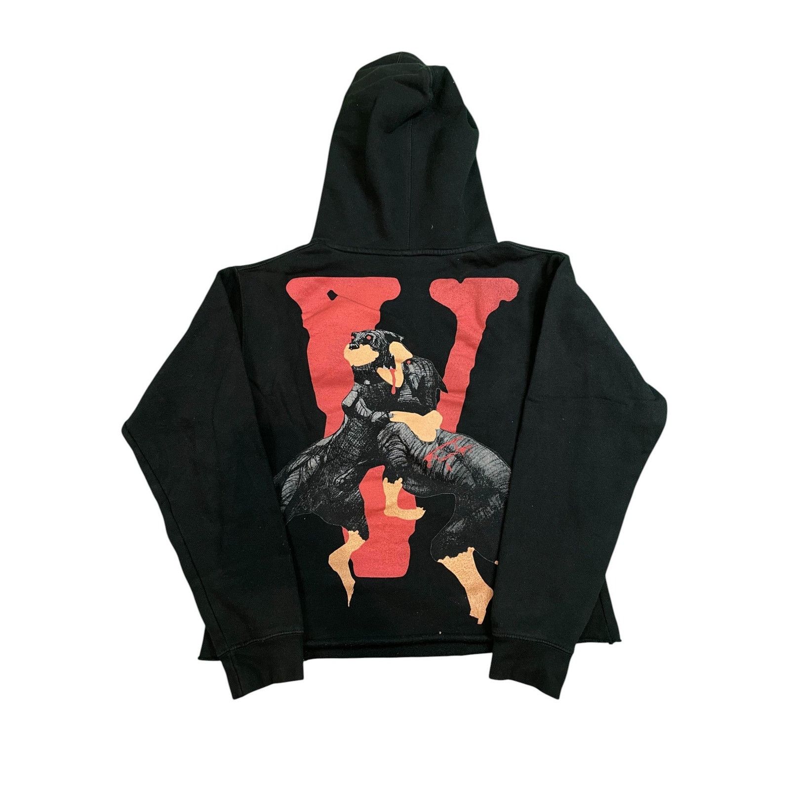Vlone VLONE City Morgue Hoodie Black Red Size S / US 4 / IT 40 - 2 Thumbnail
