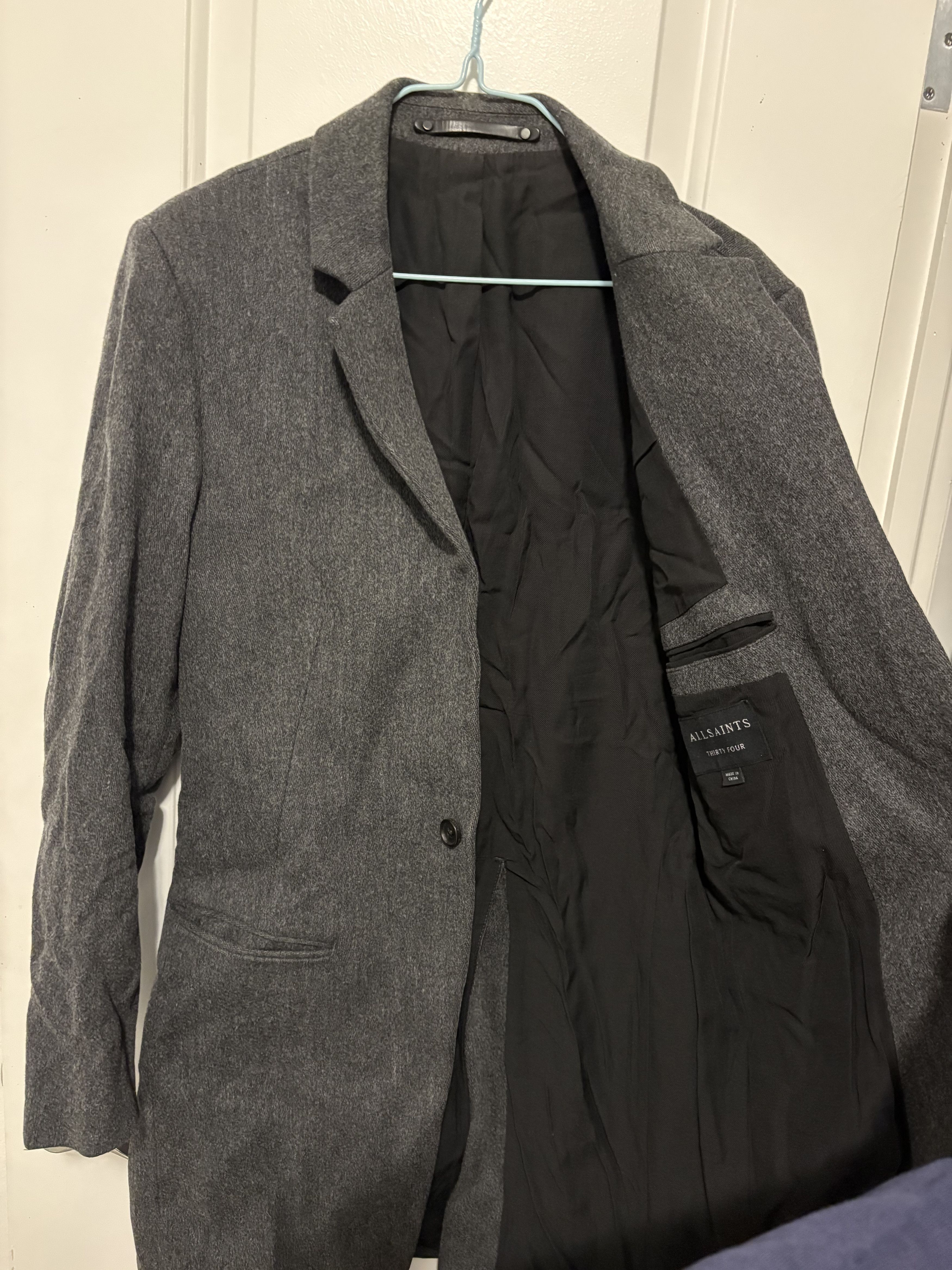 Allsaints Allsaints Wool Coat Size US XS / EU 42 / 0 - 3 Thumbnail