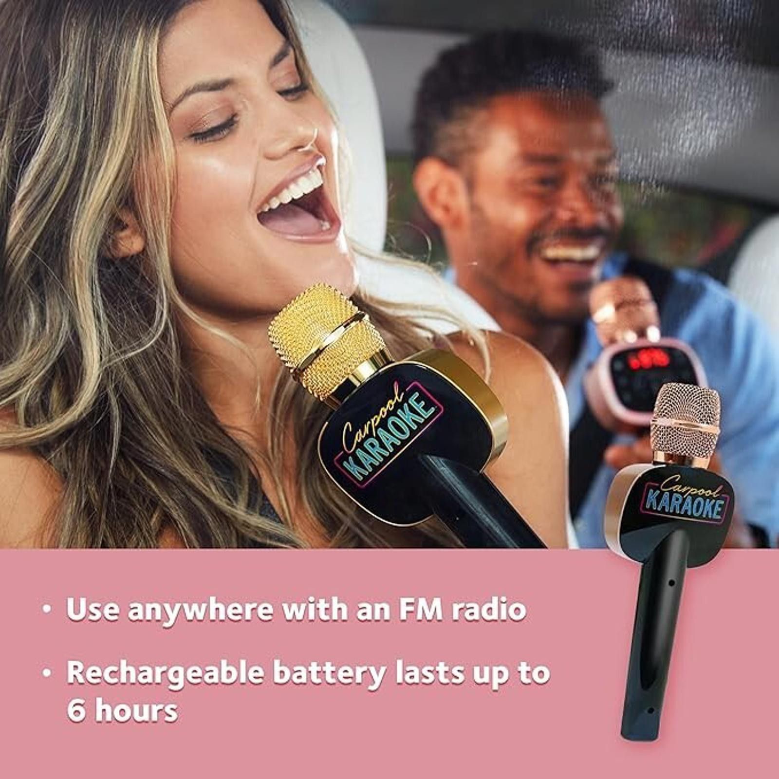 Other Carpool Karaoke The Mic 2.0 2021 Wireless Bluetooth Karaoke Size ONE SIZE - 5 Thumbnail