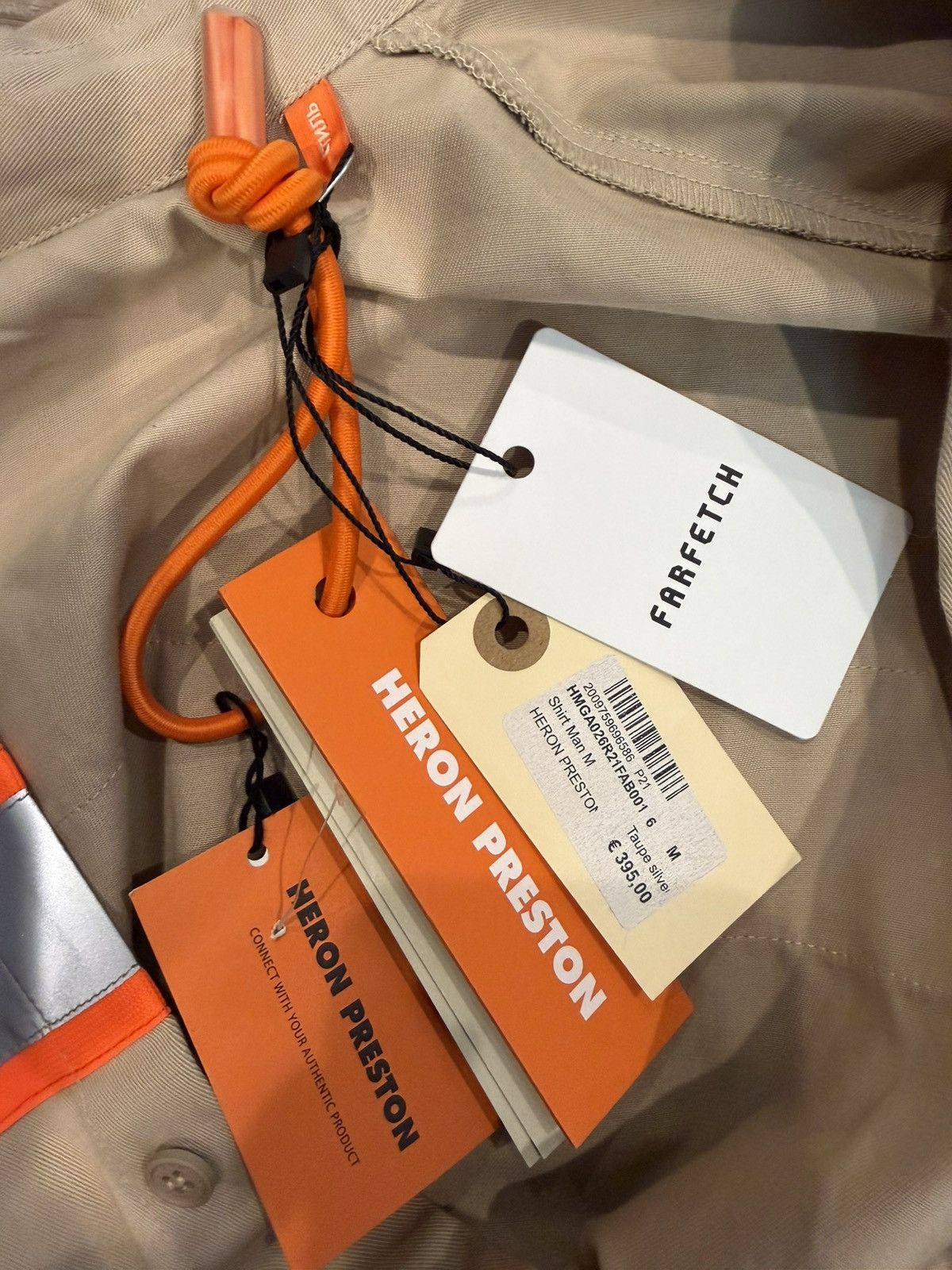 Heron Preston Heron Preston 3M Reflective Button Down Size US M / EU 48-50 / 2 - 5 Thumbnail