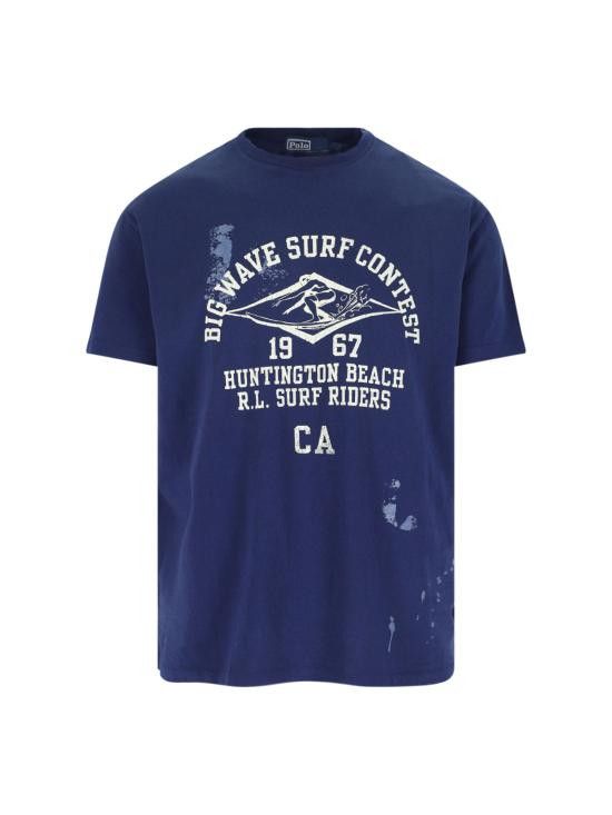 Polo Ralph Lauren POLO RALPH LAUREN Men T-Shirts 710 966443 001 Blue Size US L / EU 52-54 / 3 - 1 Thumbnail