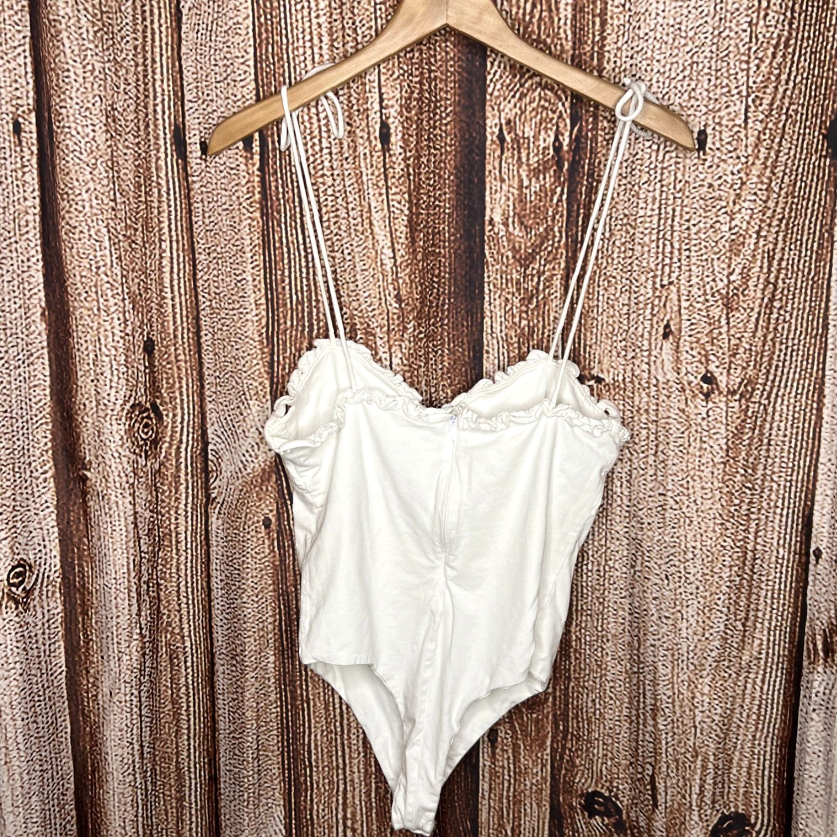 superdown Superdown White Sleeveless Bodysuit Womens Large Size L / US 10 / IT 46 - 3 Thumbnail