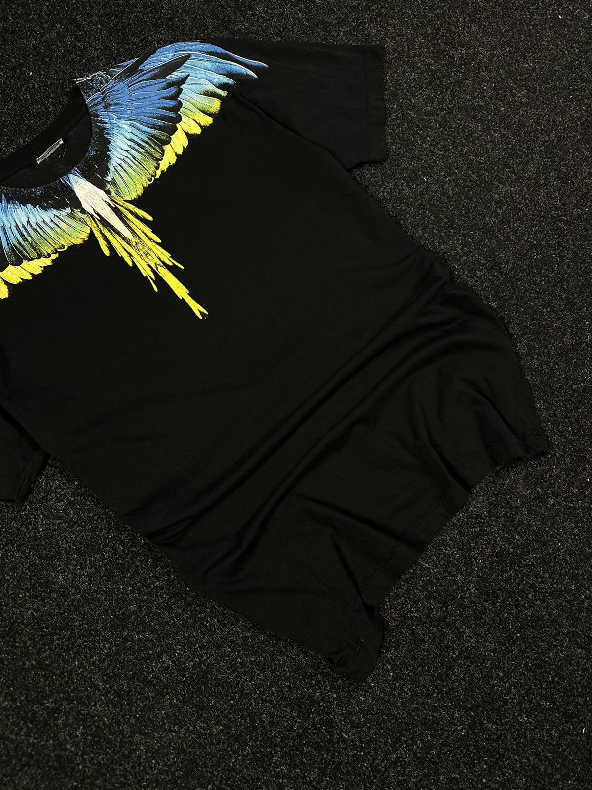 Marcelo Burlon Marcelo Burlon Wings T-Shirt Tee Black Multicolor Print Size US M / EU 48-50 / 2 - 5 Thumbnail