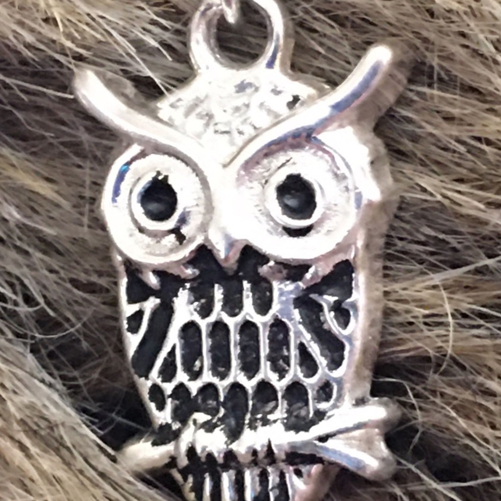 Jewelry Silver tone owl fish hook dangle earrings Size ONE SIZE - 3 Thumbnail