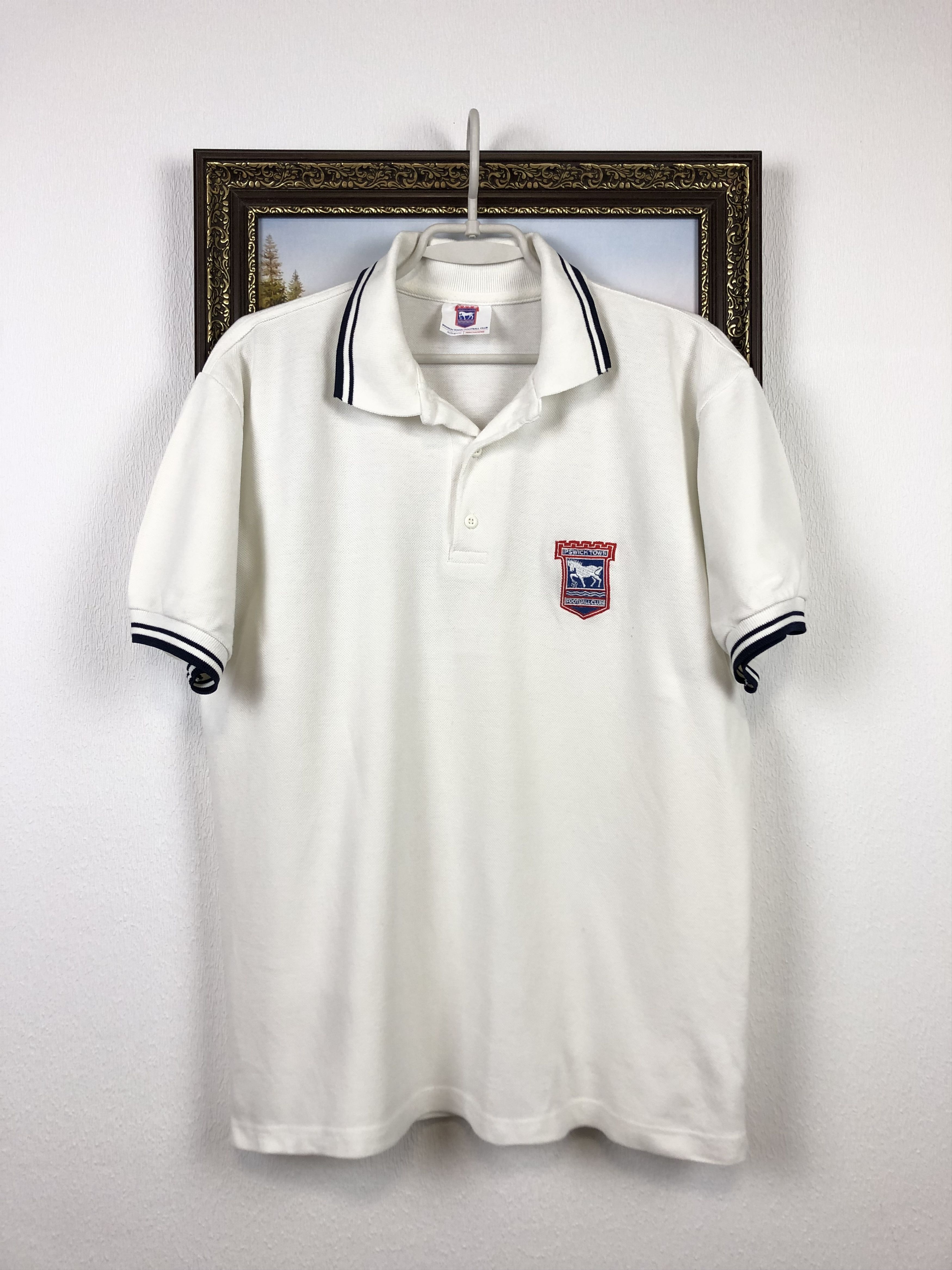 Vintage Vintage Ipswich Town Football Shirt Soccer Polo Jersey Rare Size US M / EU 48-50 / 2 - 1 Thumbnail