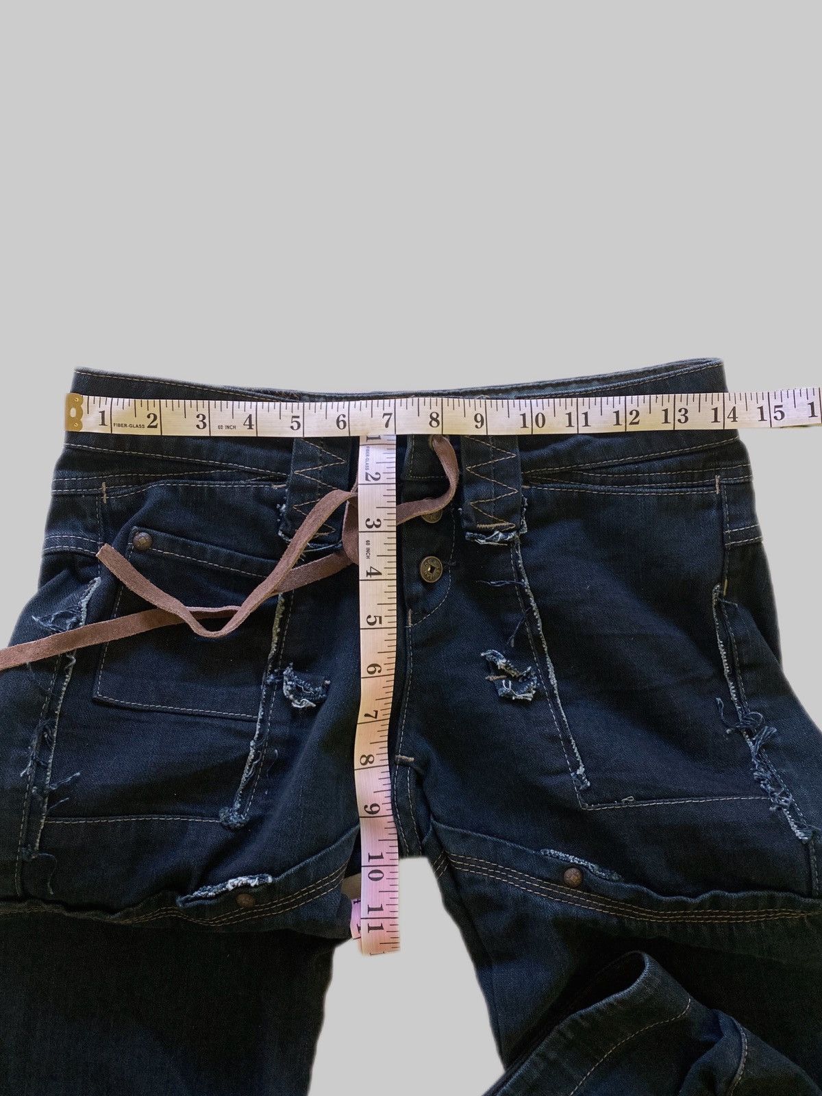 Marithe + Francois Girbaud CRAZY DESIGN Marithe Francois Girbaud Jeans Size 28" / US 6 / IT 42 - 8 Thumbnail
