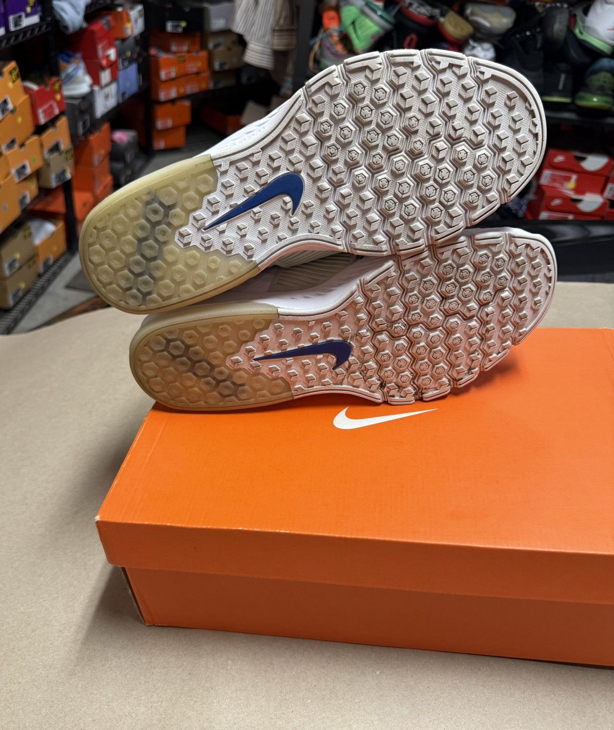 Nike Nike Zoom Train Toranada Amp Gronk White Blue men’s sz 14! Size US 14 / EU 47 - 5 Thumbnail