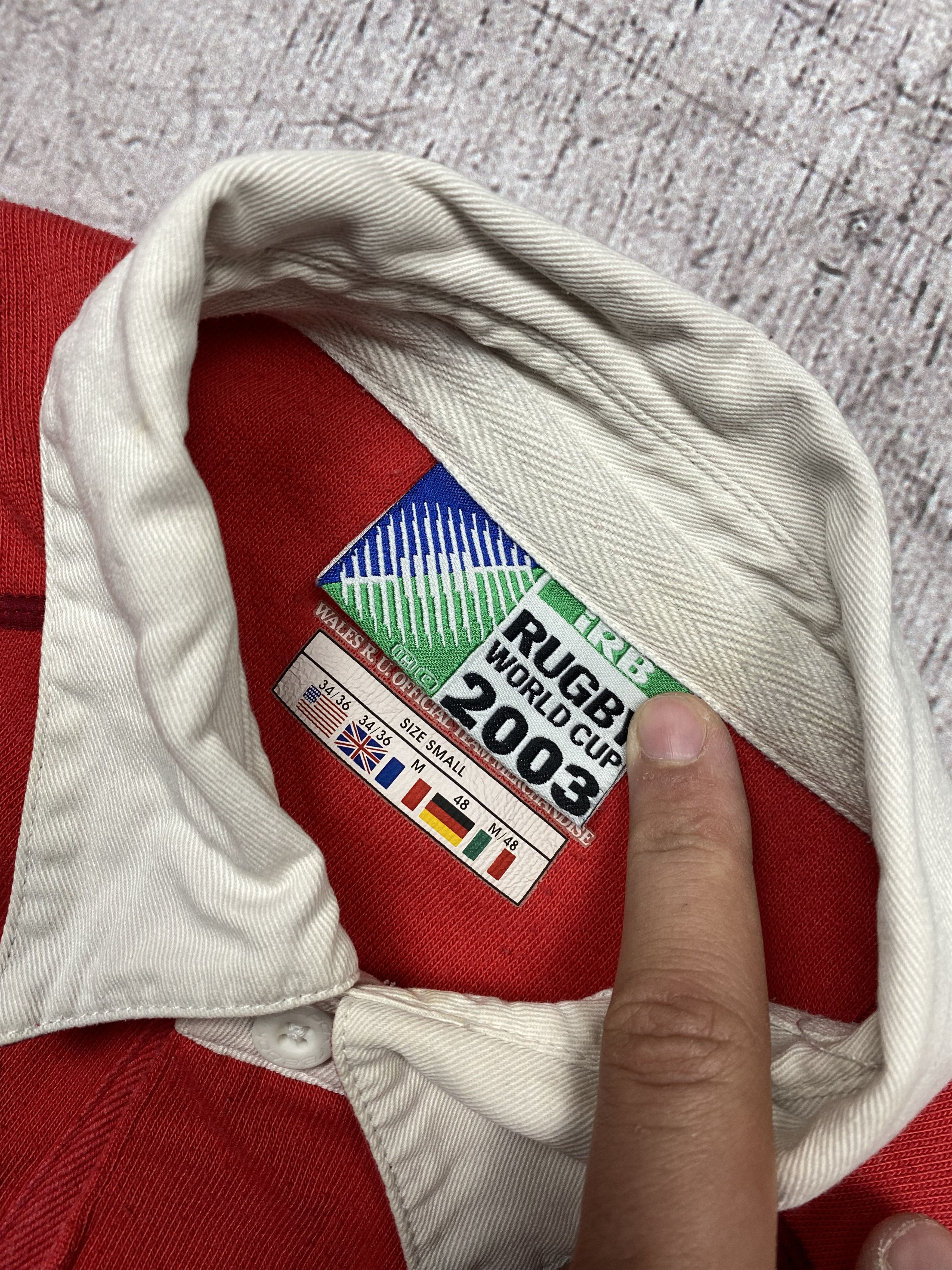 Reebok × Vintage Reebok 2003 Vintage Rugby World Cup Long Sleeve Polo Shirt Size US M / EU 48-50 / 2 - 3 Thumbnail