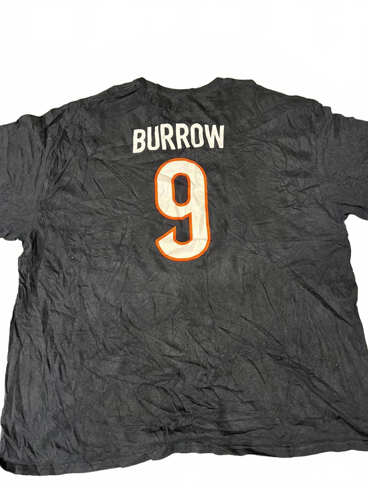 NFL Cincinnati Bengals Joe Burrow Jersey T-Shirt - Size 2XL Size US XXL / EU 58 / 5 - 2 Thumbnail