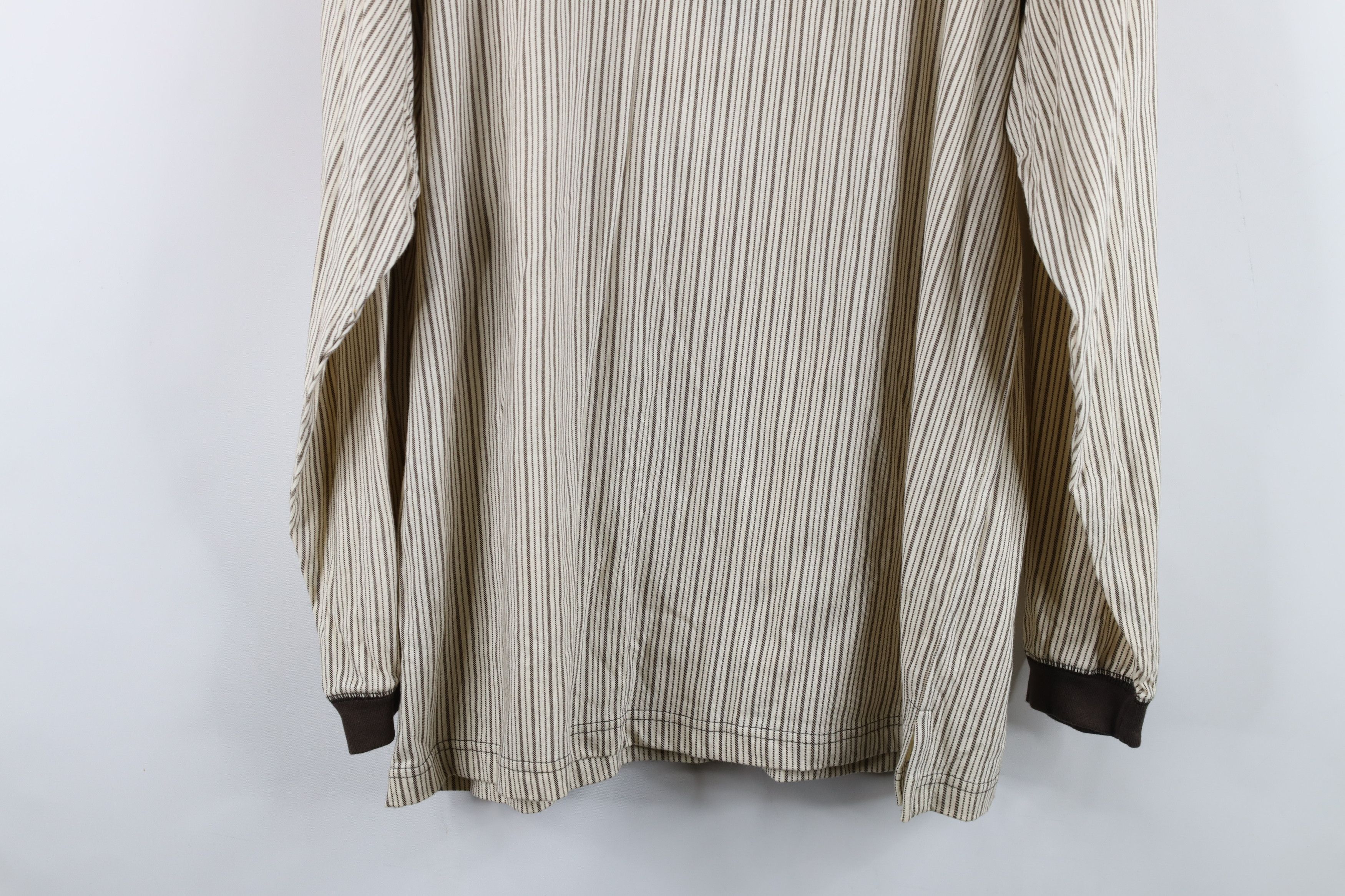 Vintage Deadstock Vintage 90s Streetwear Long Sleeve Henley T-Shirt Size US L / EU 52-54 / 3 - 12 Thumbnail
