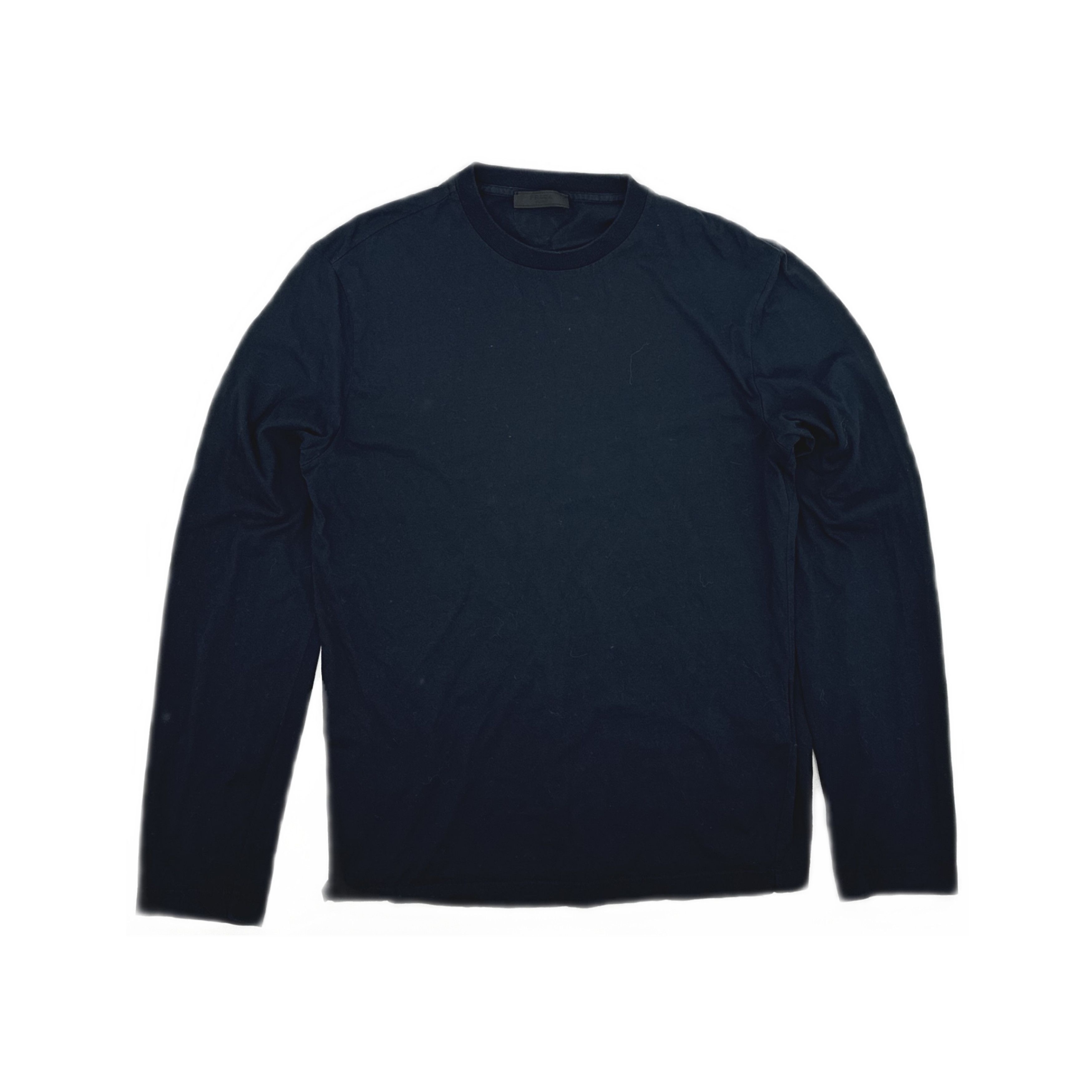 Prada Prada Navy Long Sleeve T-Shirt Size M Size US M / EU 48-50 / 2 - 1 Thumbnail