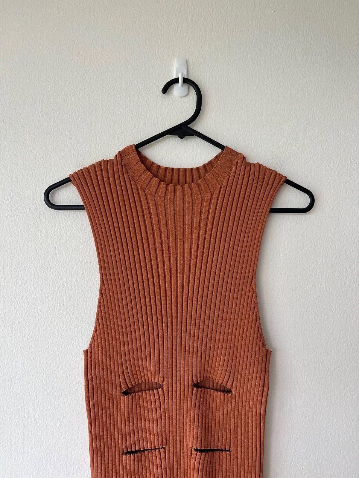 Dion Lee New dion lee rib slash top rib tank singlet large saddle tan Size L / US 10 / IT 46 - 2 Thumbnail