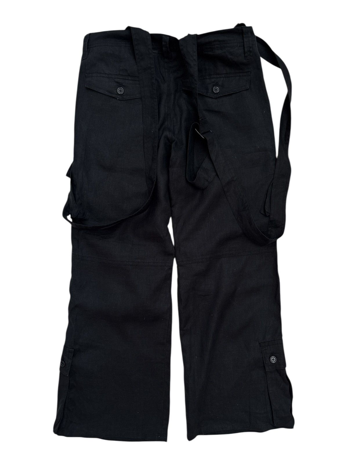 Tornado Mart TORNADO MART Suspender Flared Cargo Pants Size US 30 / EU 46 - 2 Thumbnail