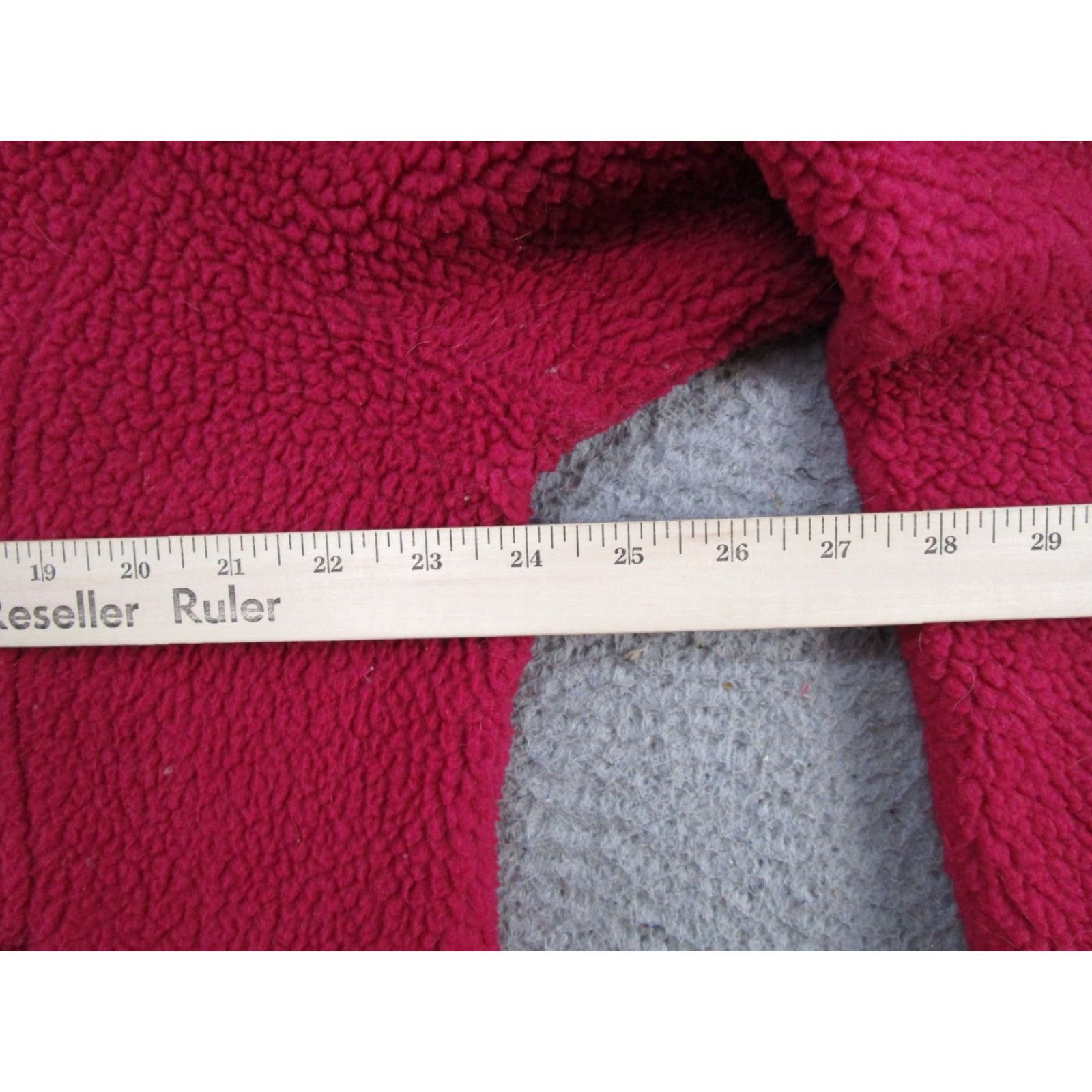 Vintage L.L.Bean Jacket Womens XL Red Half Zip BOA FLEECE Sherpa Comfort Basic Jacket Womens XL Red Size XL / US 12-14 / IT 48-50 - 6 Thumbnail