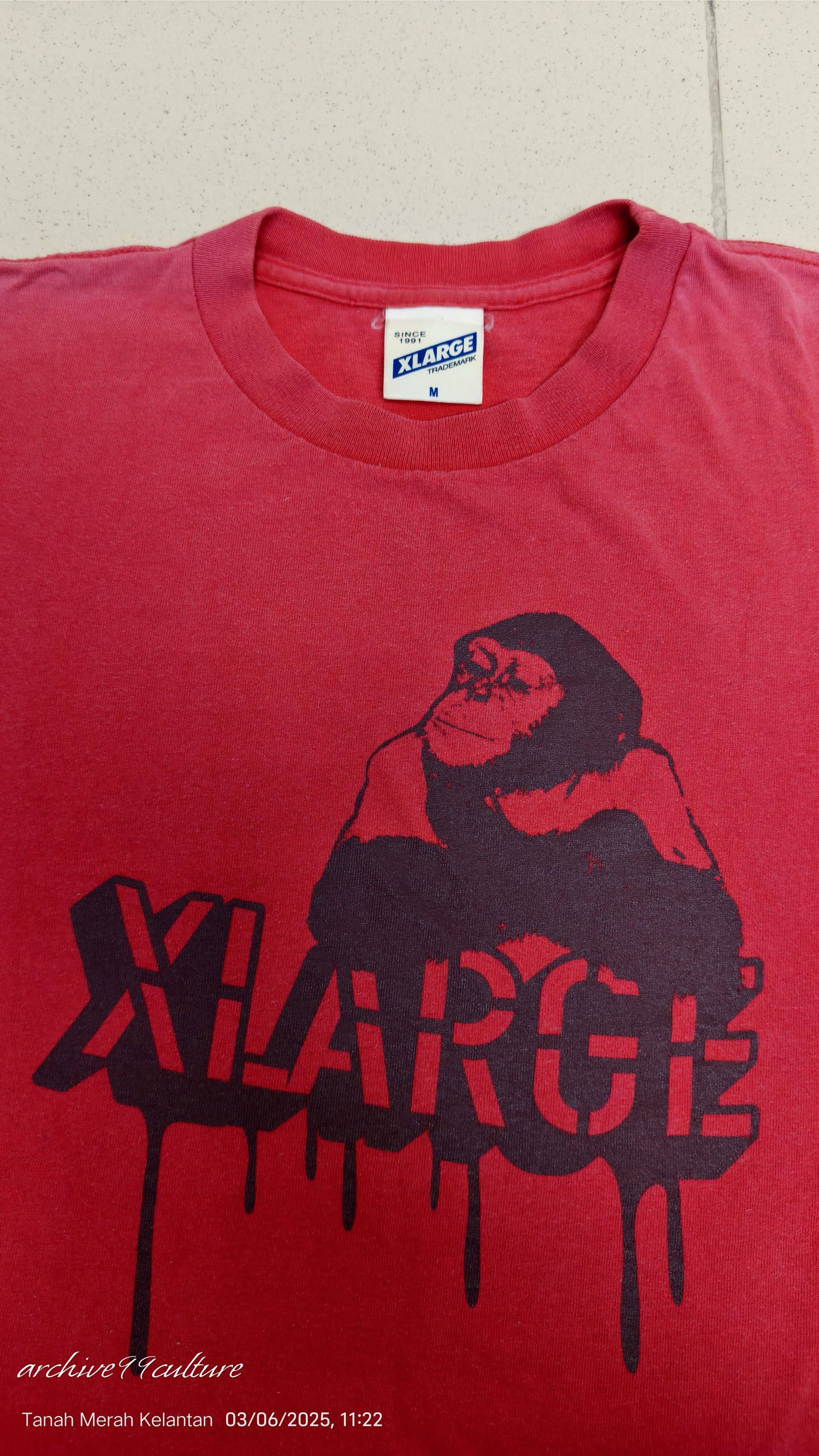 Vintage X Large Fade Red Tee Size US M / EU 48-50 / 2 - 7 Thumbnail