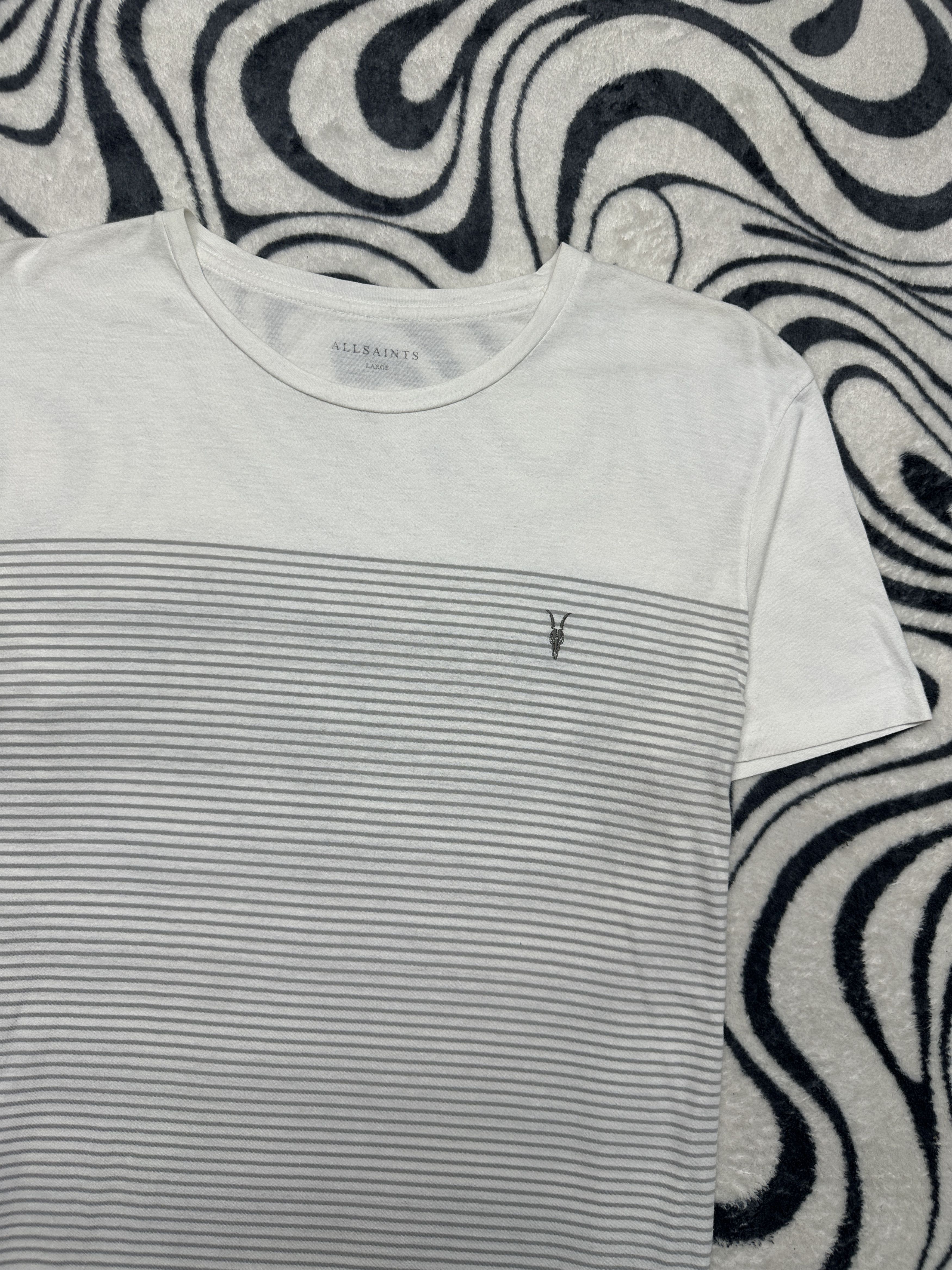 Allsaints AllSaints Mens Breton Tonic SS Crew Neck T-Shirt Tee Size US L / EU 52-54 / 3 - 2 Thumbnail