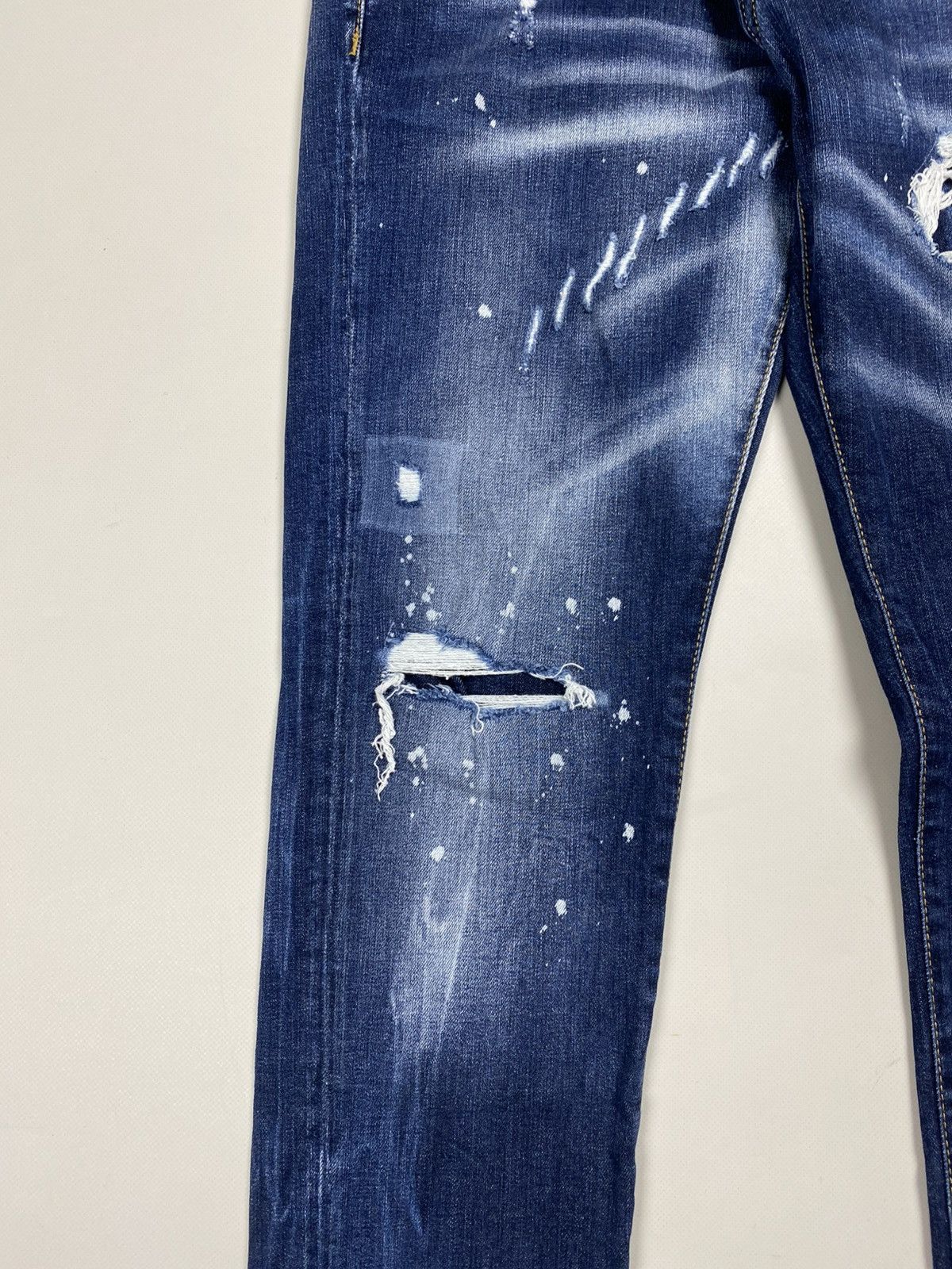 Dsquared2 Dsquared2 Ladies Distressed Denim Jeans Size 42 Size 28" / US 6 / IT 42 - 10 Thumbnail