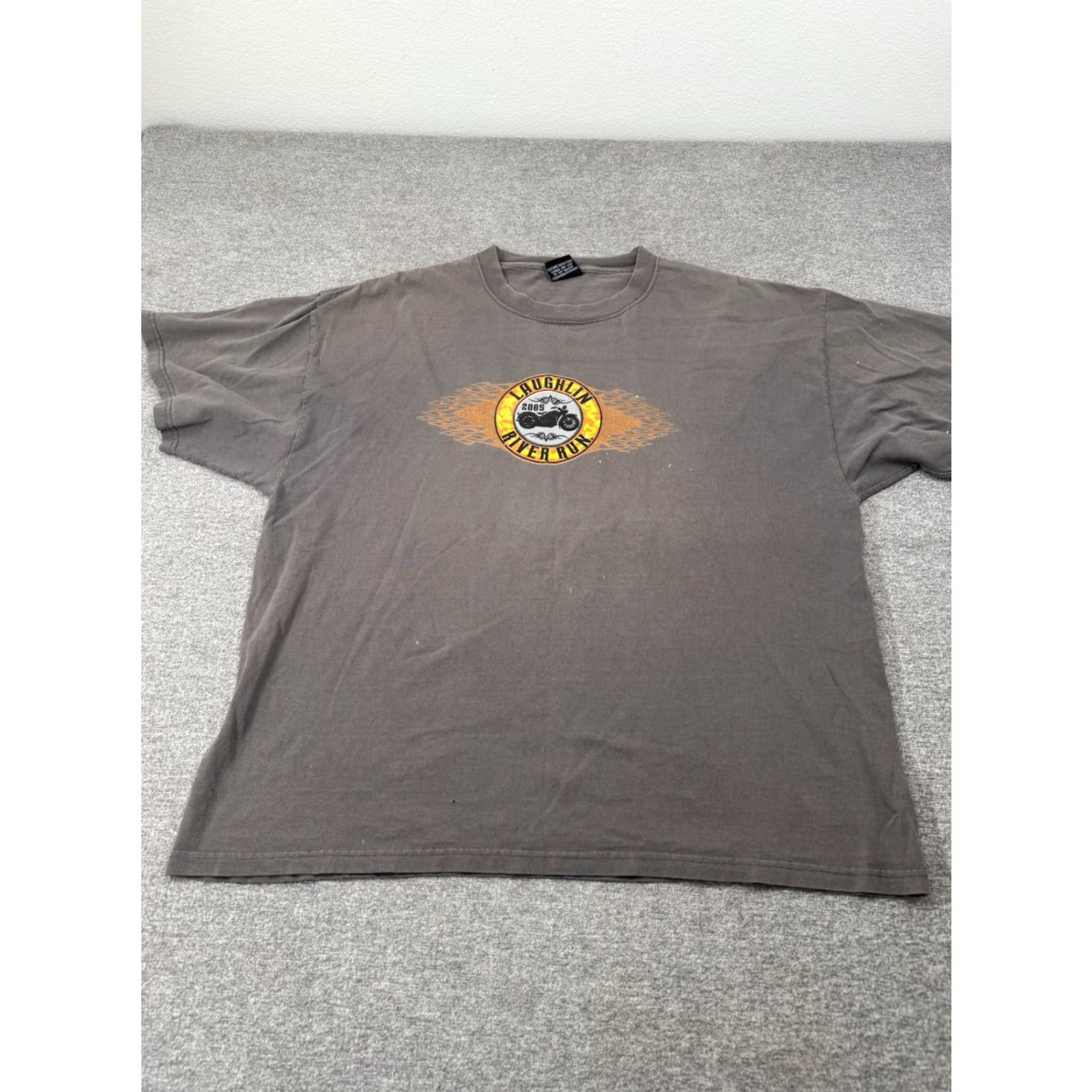 Vintage VINTAGE Myrtle Beach 2005 Motorcycle Rally Men's Graphic Tee XL Gray T-Shirt Delta Pro Weight Regular Size XL Mens Graphic Tee Size US XL / EU 56 / 4 - 3 Thumbnail