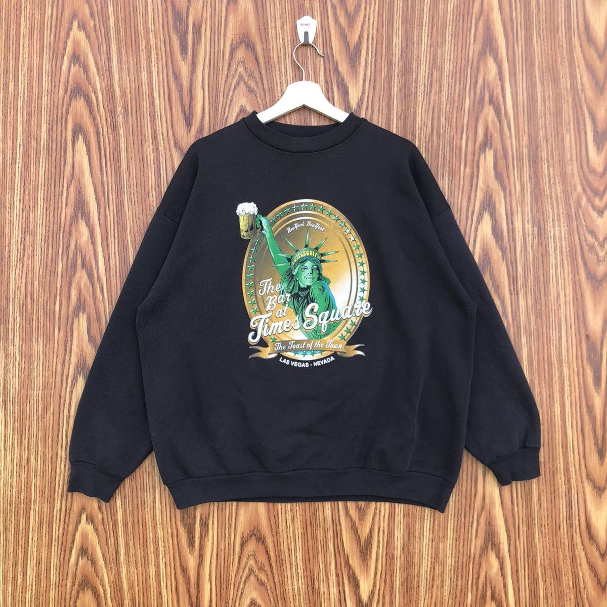 Vintage Vintage The Bar at Times Square New York Sweatshirt Size US XL / EU 56 / 4 - 1 Thumbnail