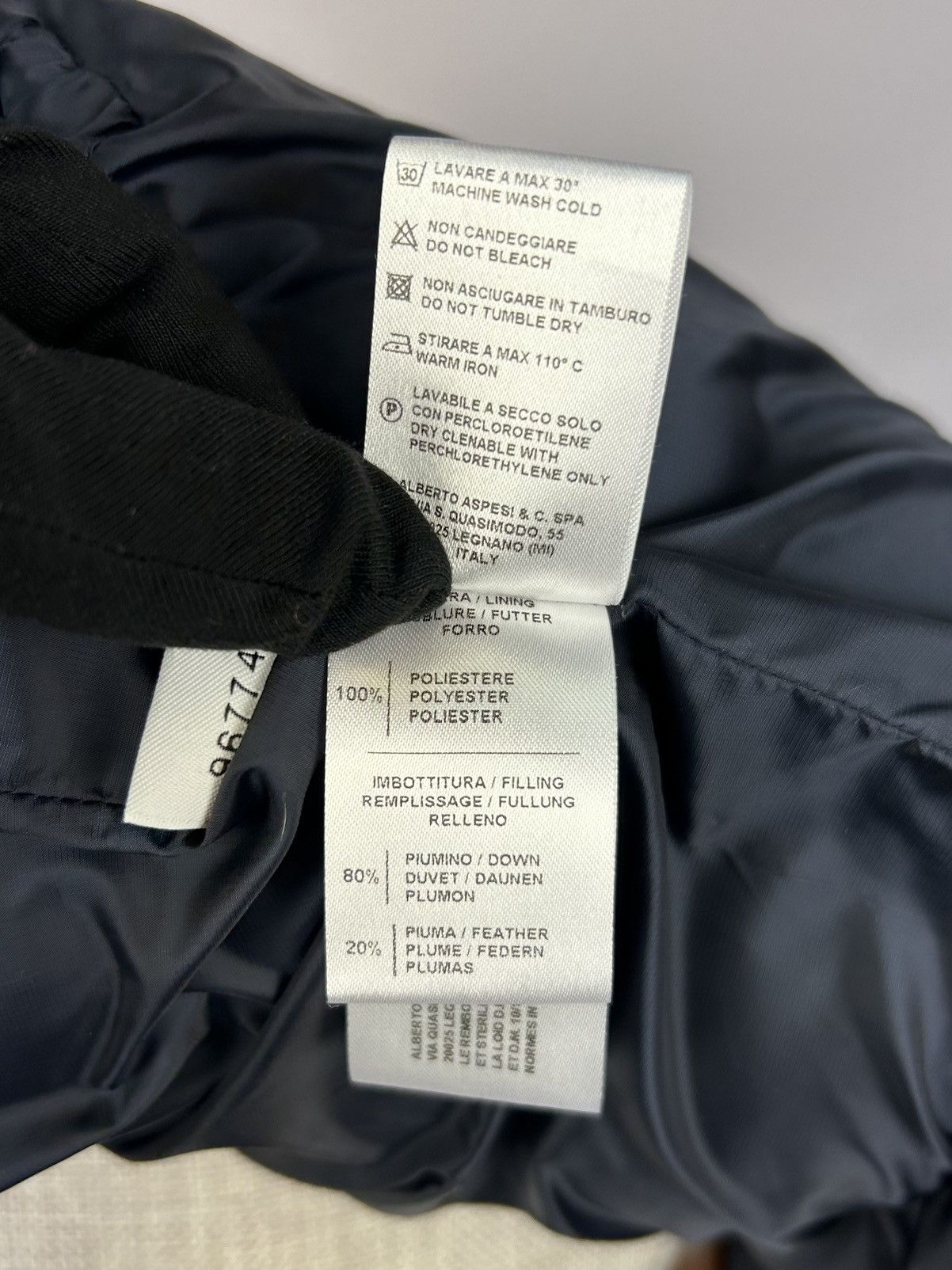 Aspesi × Designer Aspesi Mafalda Navy Down Jacket Coat Size S Size S / US 4 / IT 40 - 12 Thumbnail