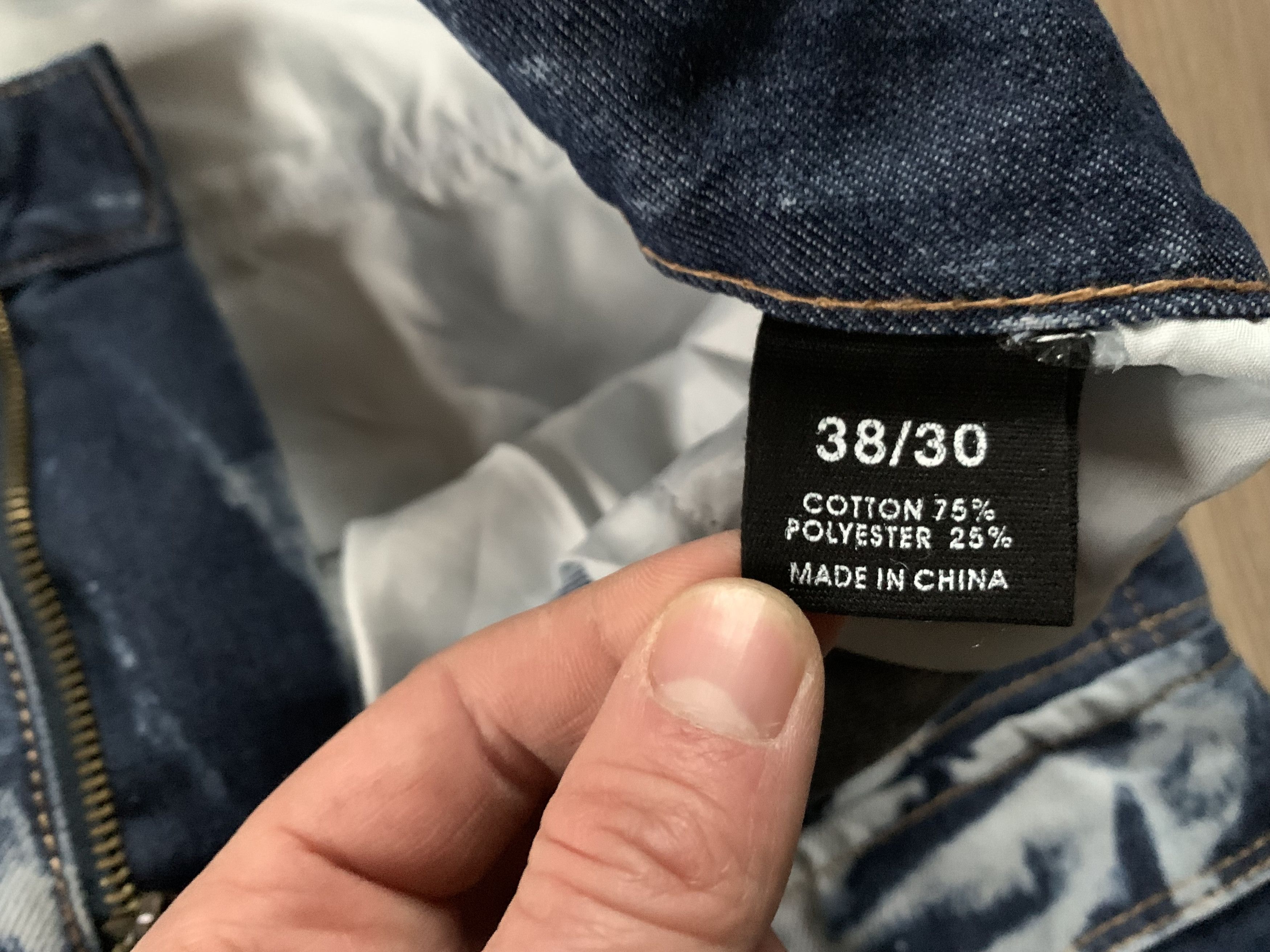 Denime Nobel League Tie Dye Pocket Cargo Jeans Size US 38 / EU 54 - 9 Thumbnail