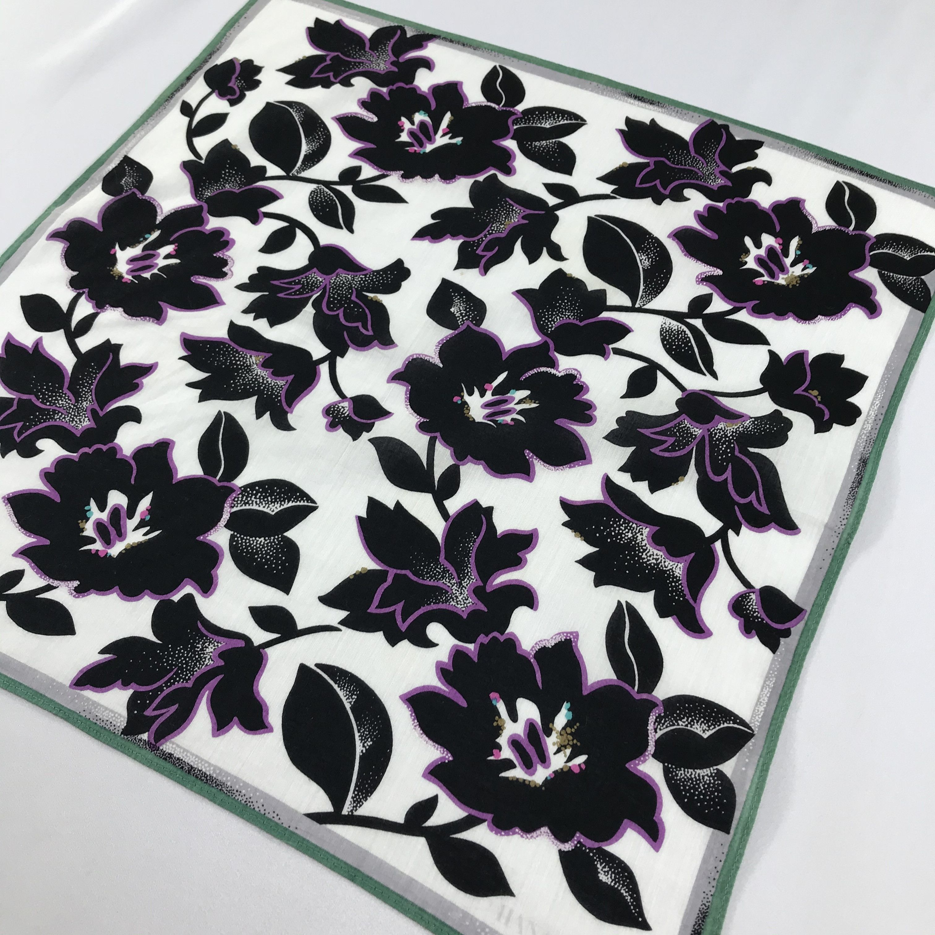 Hanae Mori Hanae Mori Handkerchief Neckerchief Bandana H1021 Size ONE SIZE - 4 Thumbnail
