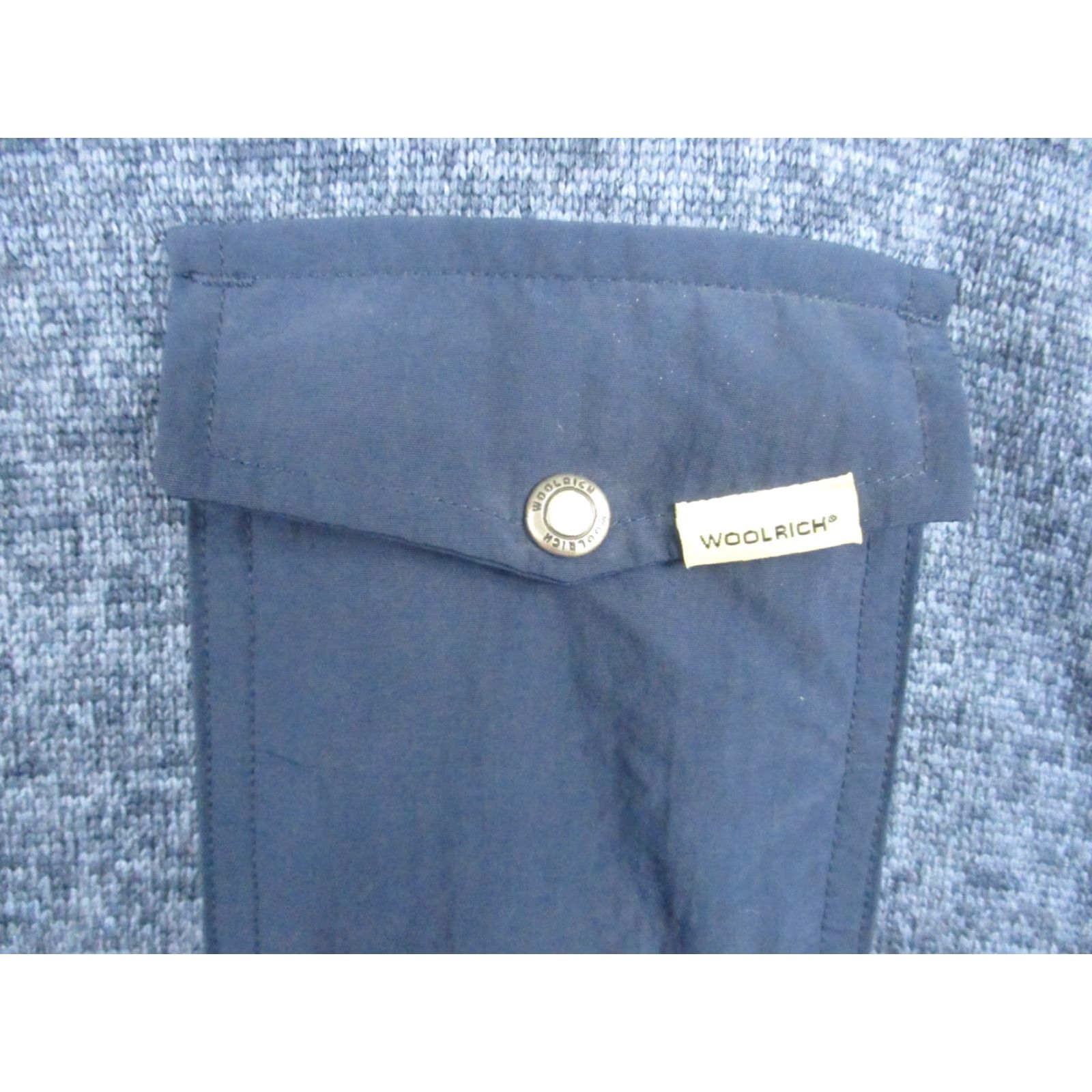 Vintage VINTAGE Woolrich Pullover XL Men's Heather Blue Fleece Lined NWT Size US XL / EU 56 / 4 - 3 Thumbnail