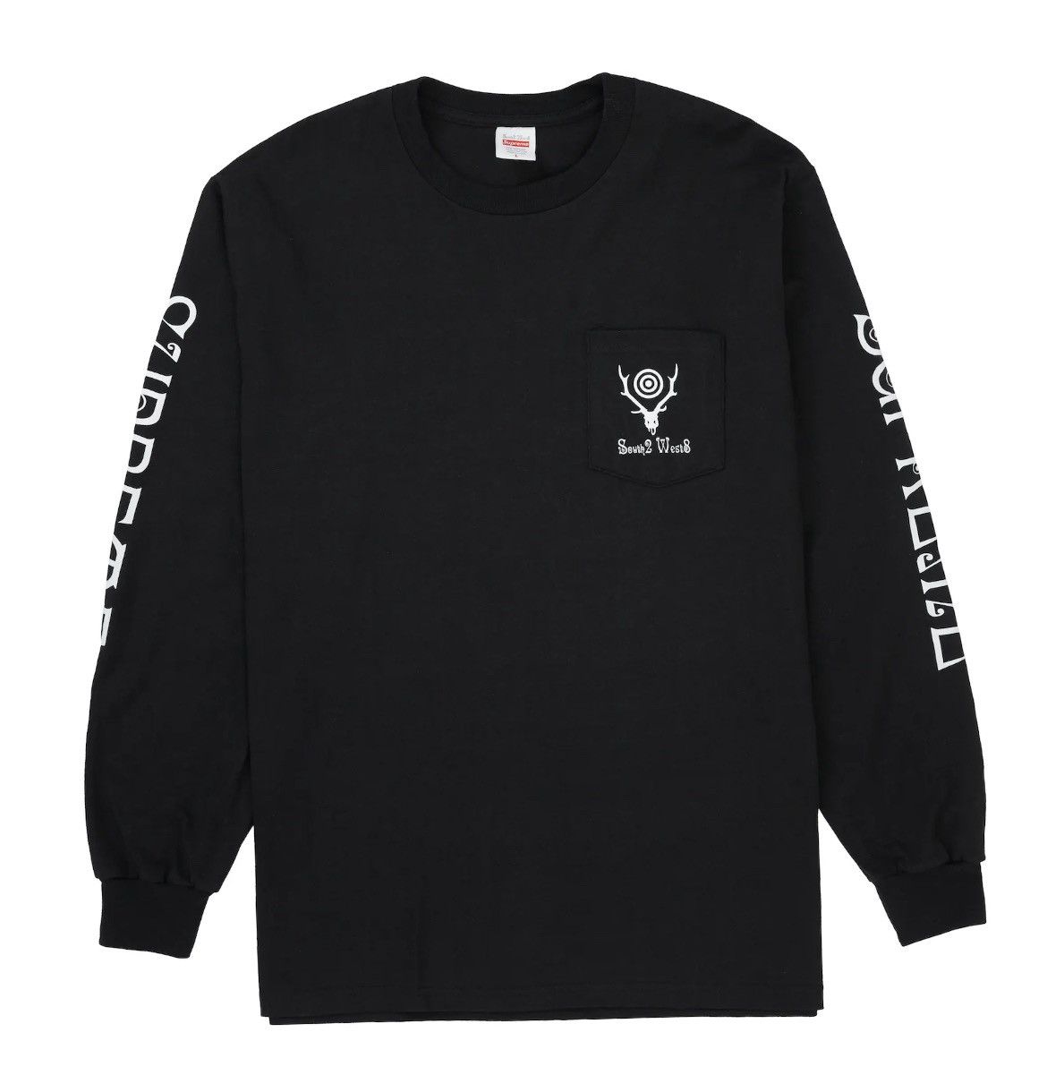 Supreme Supreme SOUTH2WEST8 L/S Pocket Tee Black XL SS21 | Grailed