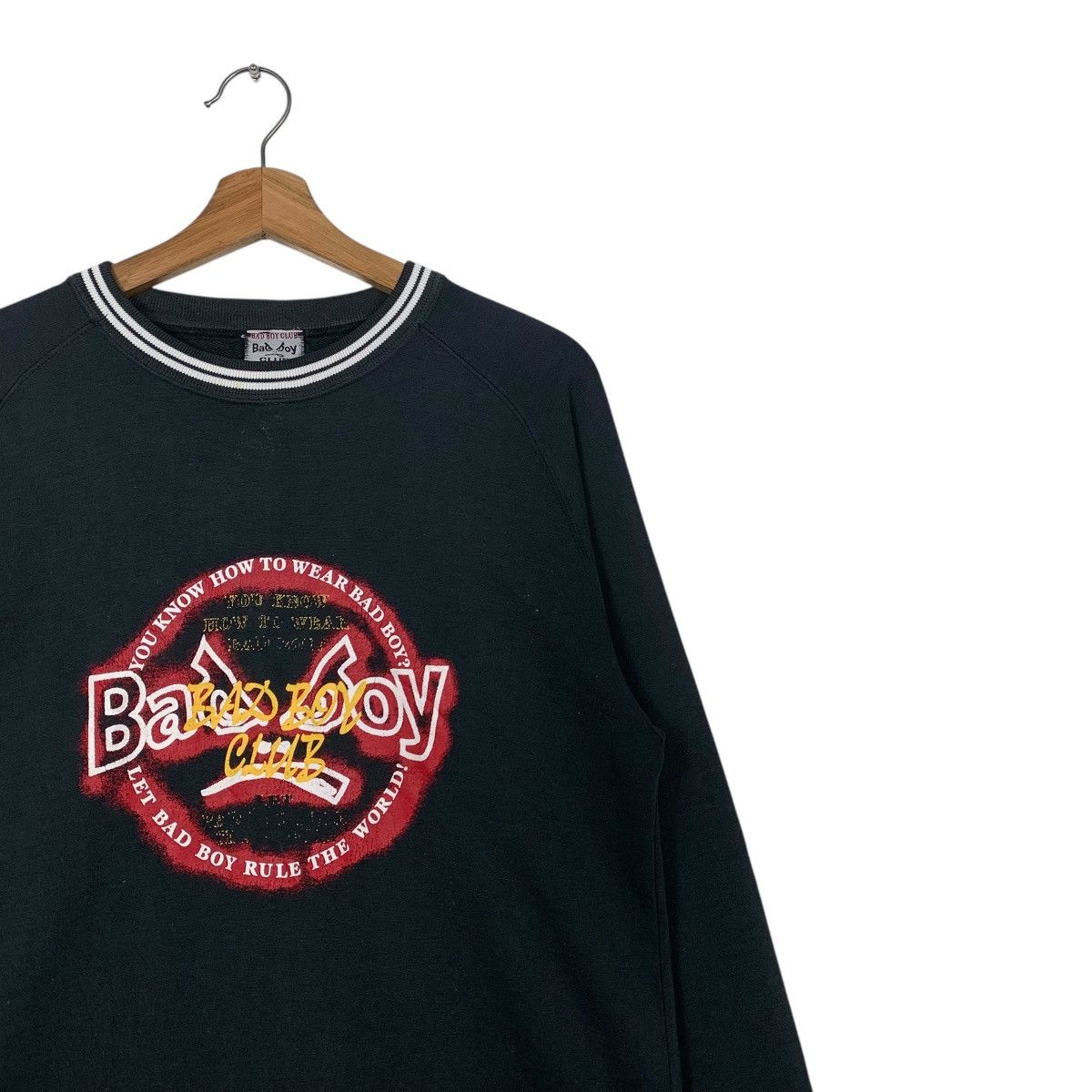 Japanese Brand Japanese Brand Bad Boy Club Big Logo Crewneck Sweatshirt Size US M / EU 48-50 / 2 - 5 Thumbnail