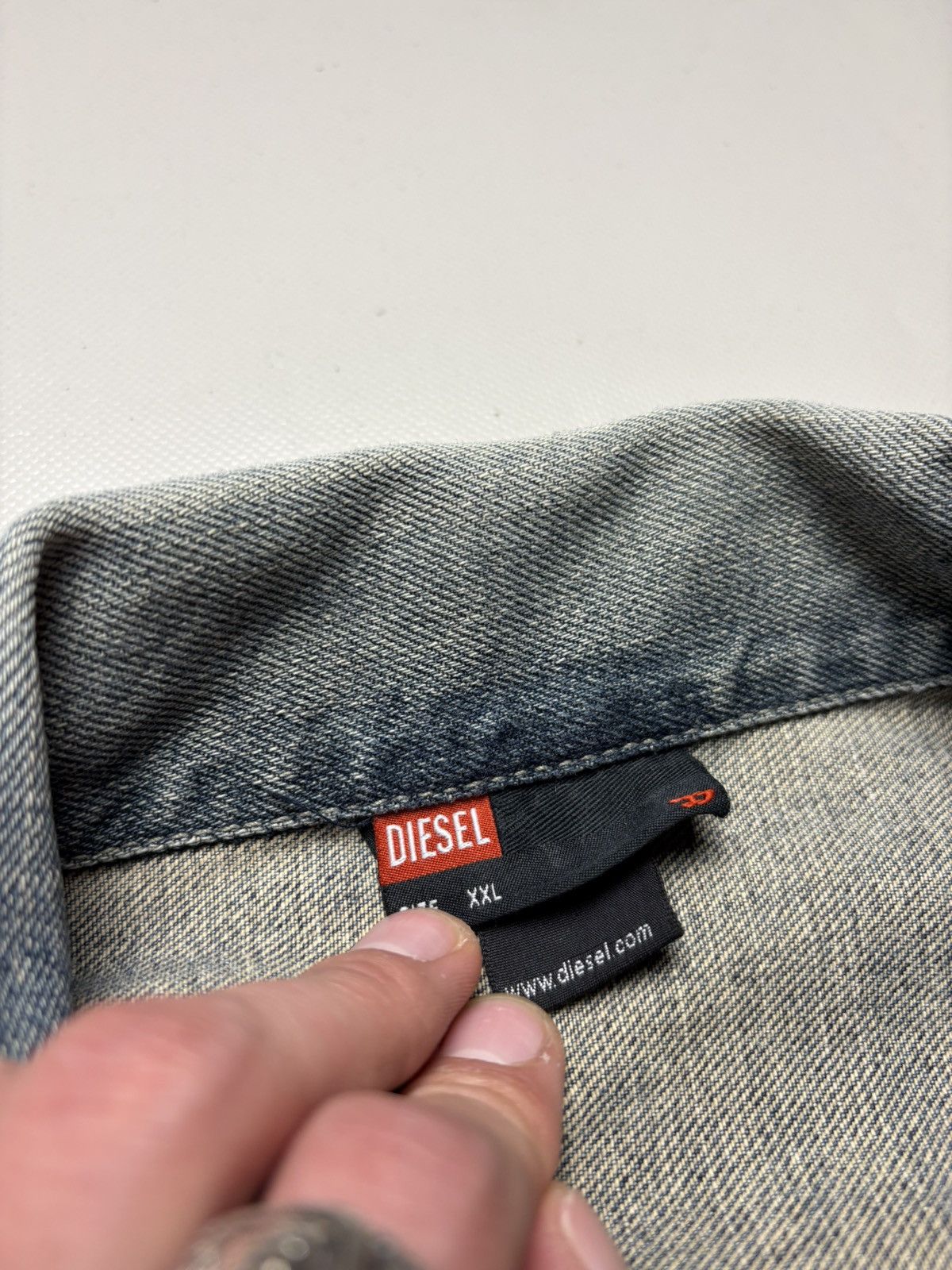 Diesel Diesel Vintage Denim Jacket Made Italy Size US XXL / EU 58 / 5 - 3 Thumbnail