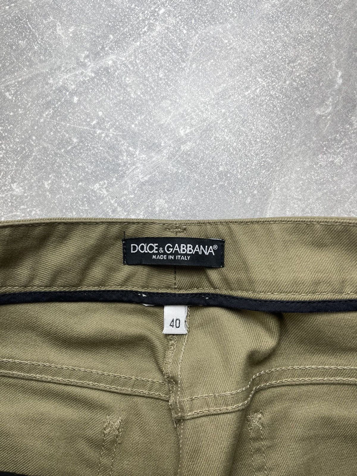 Dolce & Gabbana Dolce & Gabbana Olive Green Slim Pants Designer Jeans Size 27" / US 4 / IT 40 - 11 Thumbnail