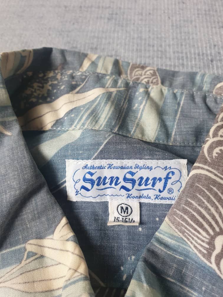 Sugar Cane 💥Sun surf fish koi yakuza Japanese pullover Hawaiian shirt Size US M / EU 48-50 / 2 - 2 Thumbnail