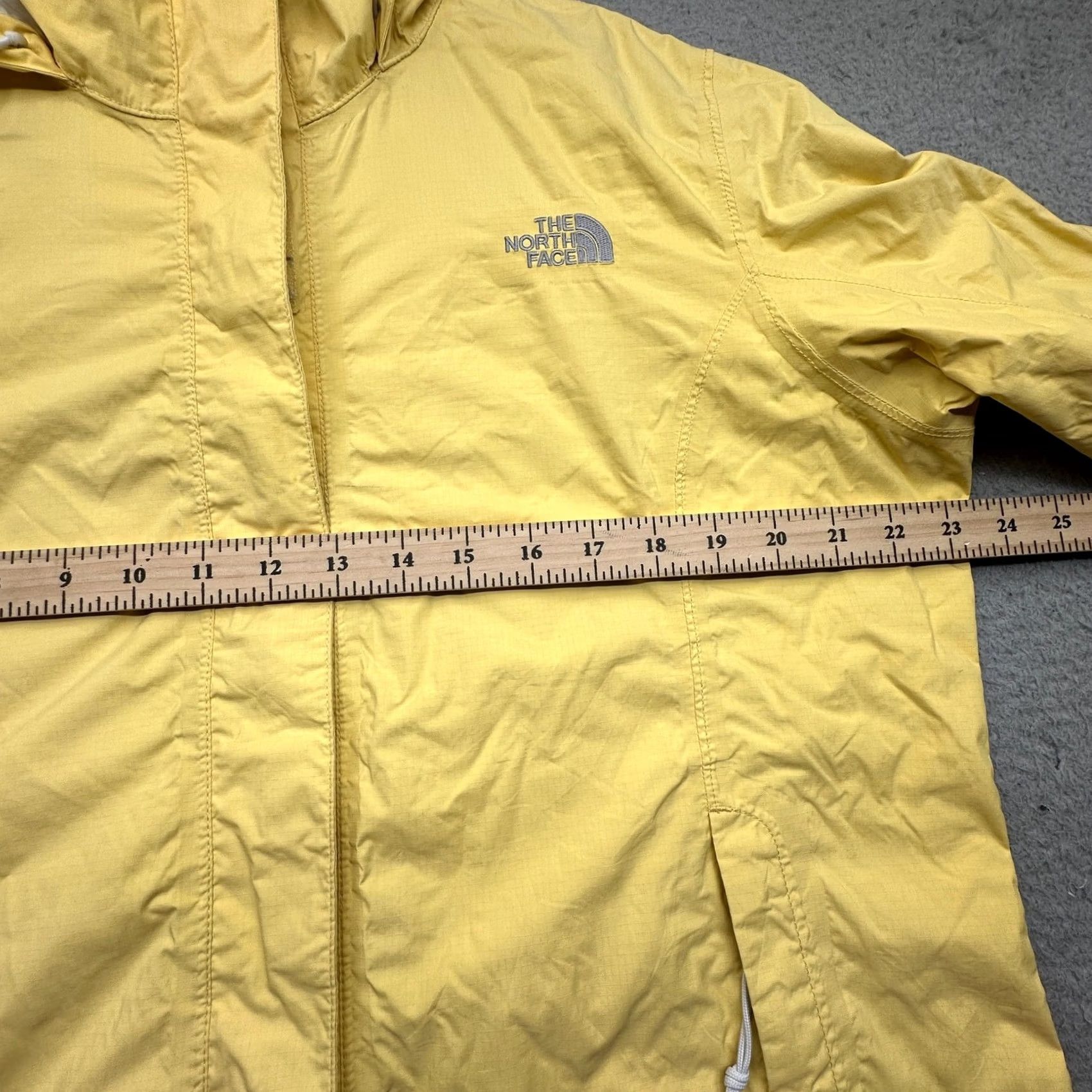 The North Face The North Face Hyvent Windbreaker Jacket Womens XL Yellow Hooded Full Zip Nylon Size XL / US 12-14 / IT 48-50 - 4 Thumbnail