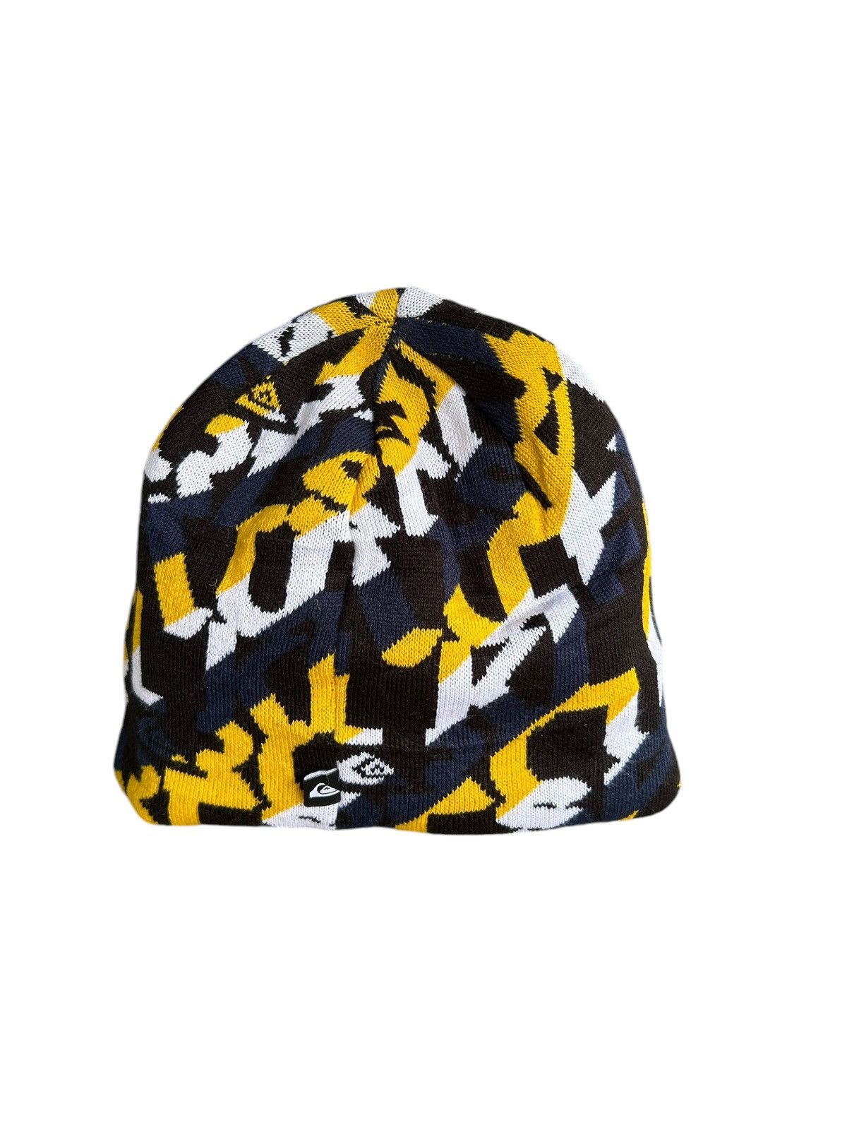 Japanese Brand × Kapital × Vintage Rare Quiksilver Full Print Beanie Hats 🎌☠️ Size ONE SIZE - 2 Thumbnail
