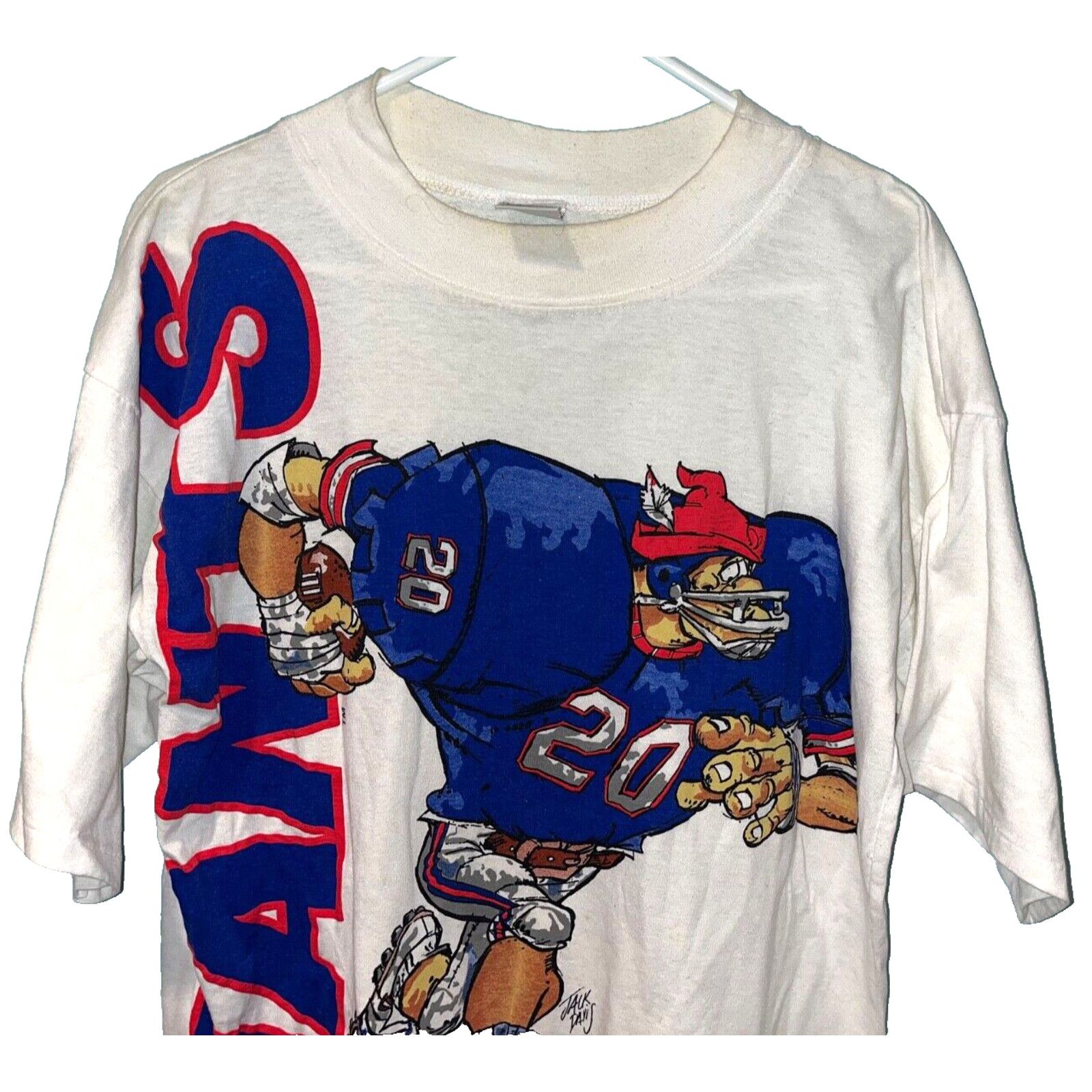 Other New York Giants Jack Davis Caribe NFL Cartoon T Shirt Large Size US L / EU 52-54 / 3 - 6 Thumbnail