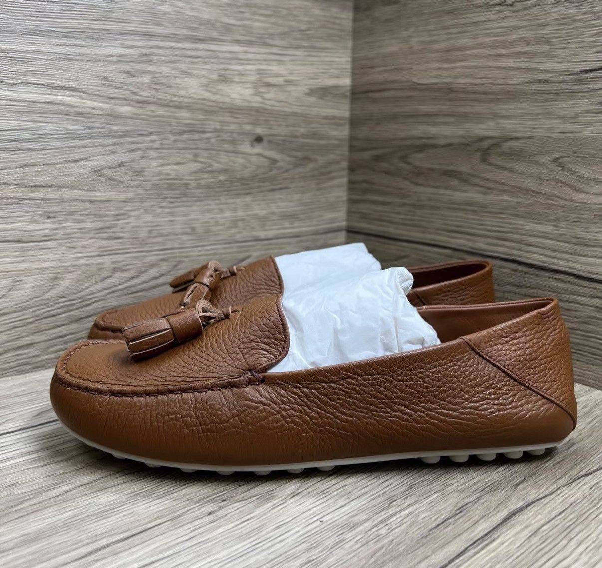 Loro Piana Loro Piana Dot Sole Brown Tassel Driving Shoes J41 Size US 6 / IT 36 - 1 Thumbnail
